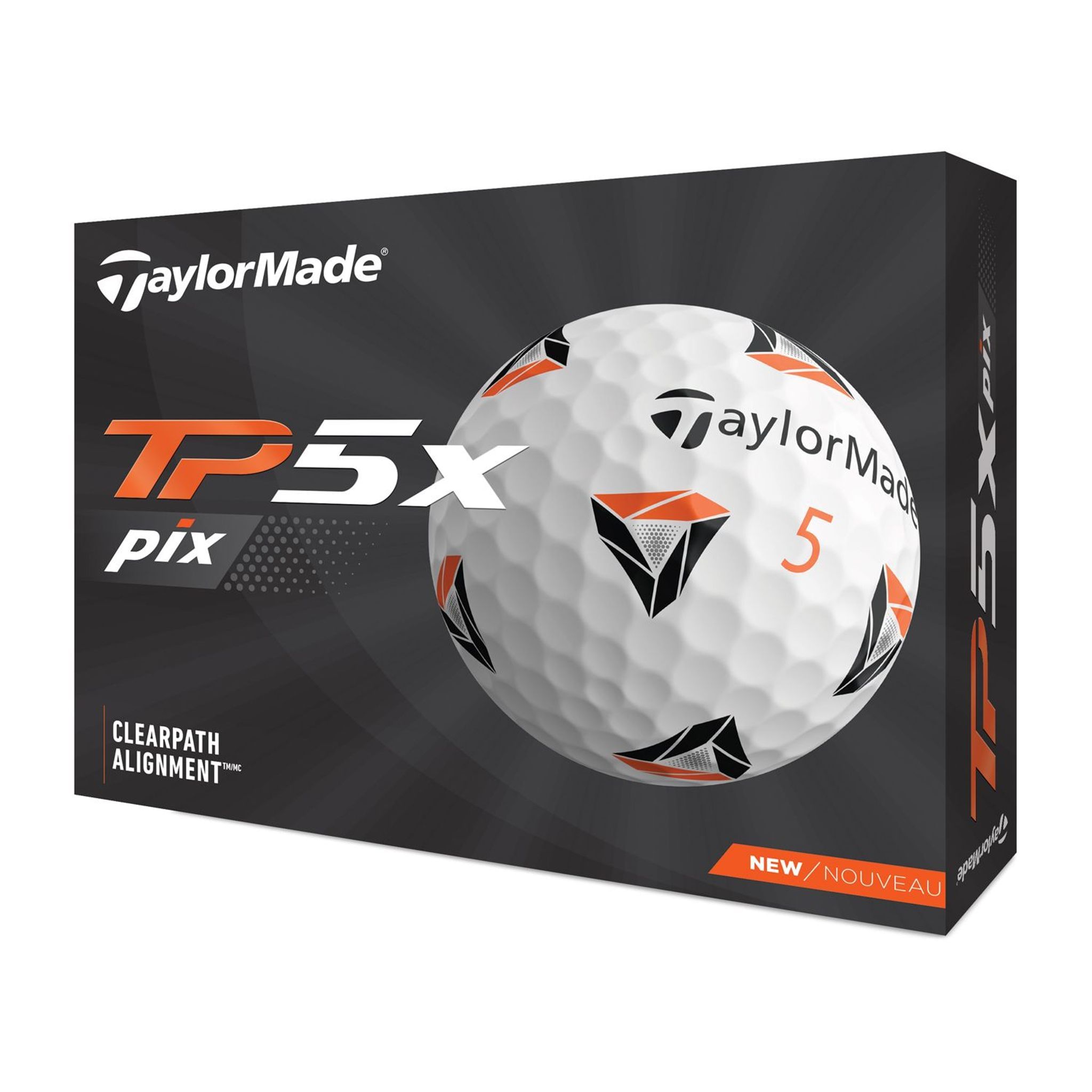 TaylorMade TP5x Pix (21) [12Bälle] Weiß