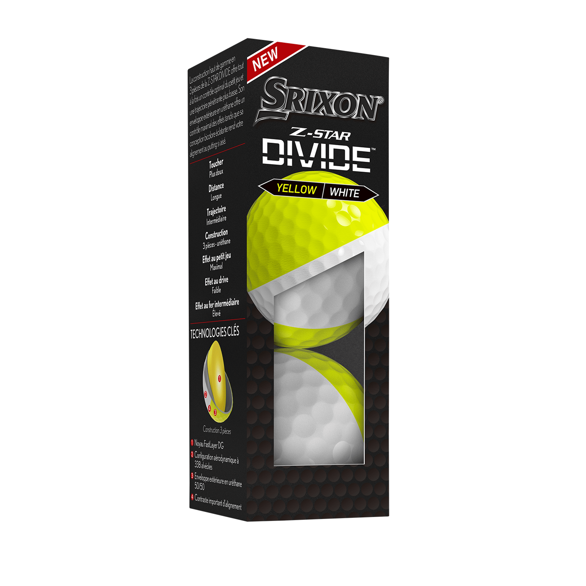 Srixon ZS8 Divide golfové míče