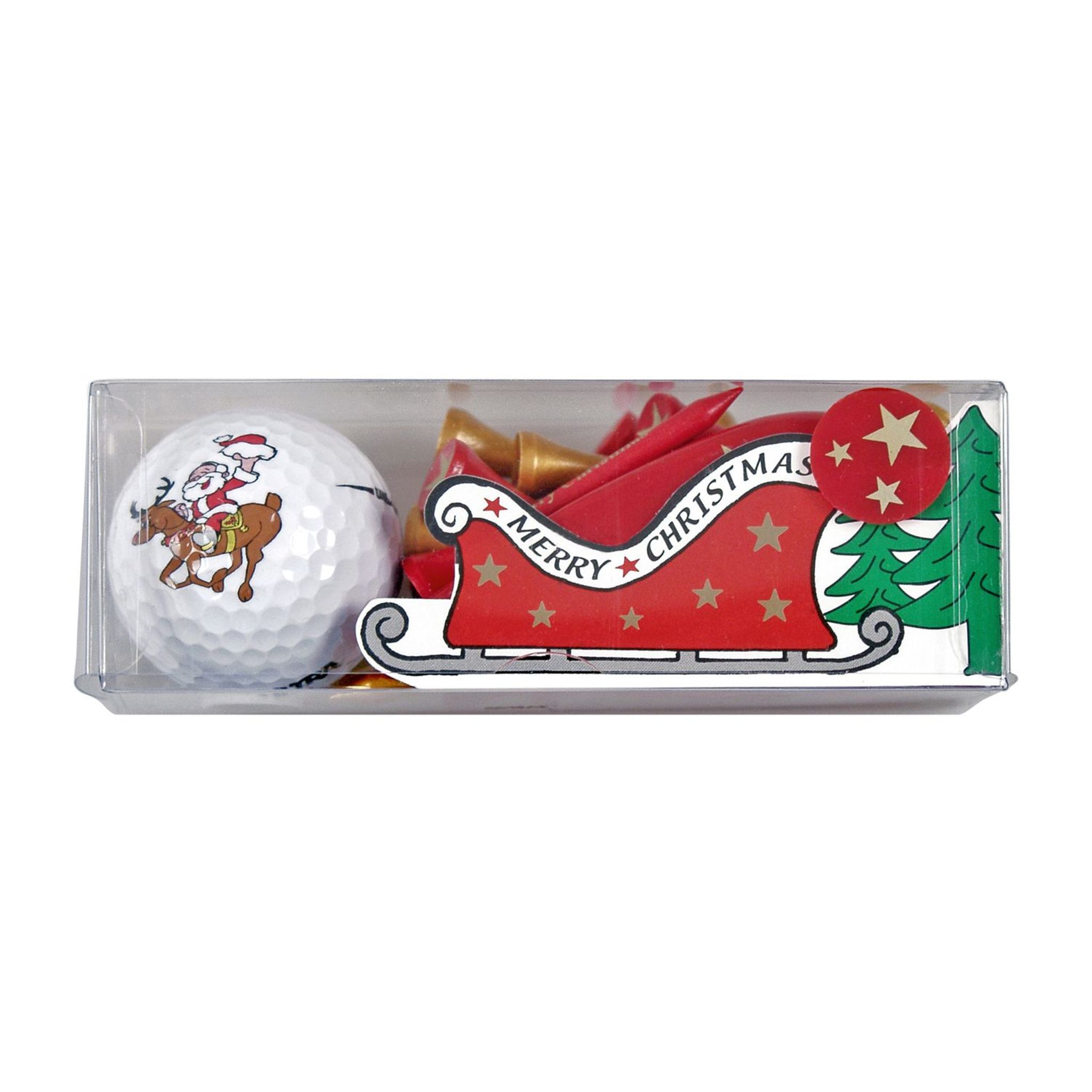 Sportiques Golfové dárky Jezdící Santa (míček & tee)