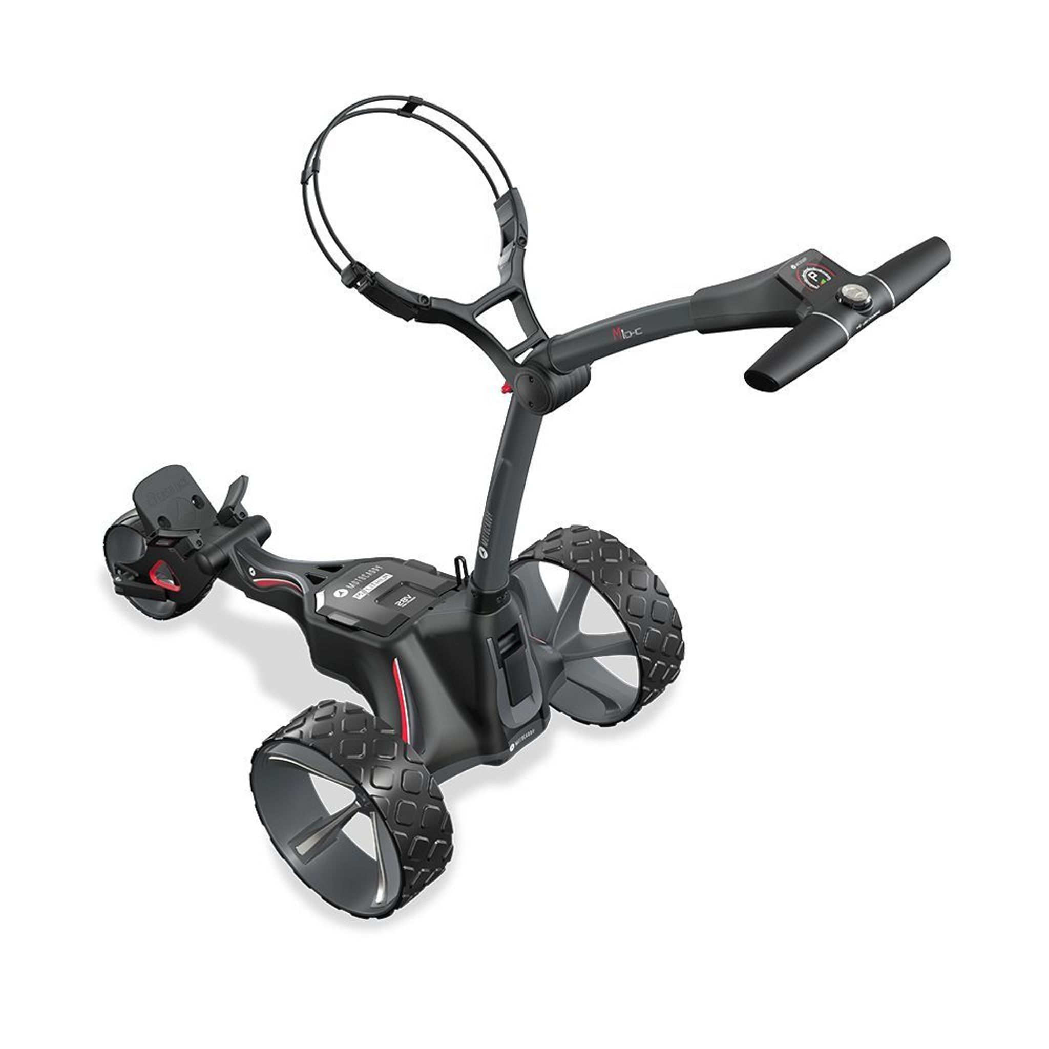 Motocaddy M1 DHC Ultra Akku (27 Loch) Graphitgrau