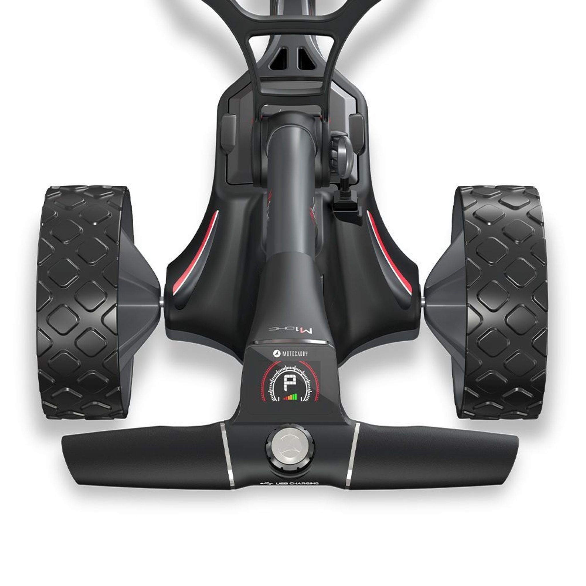 Motocaddy M1 DHC Ultra Akku (27 Loch) Graphitgrau