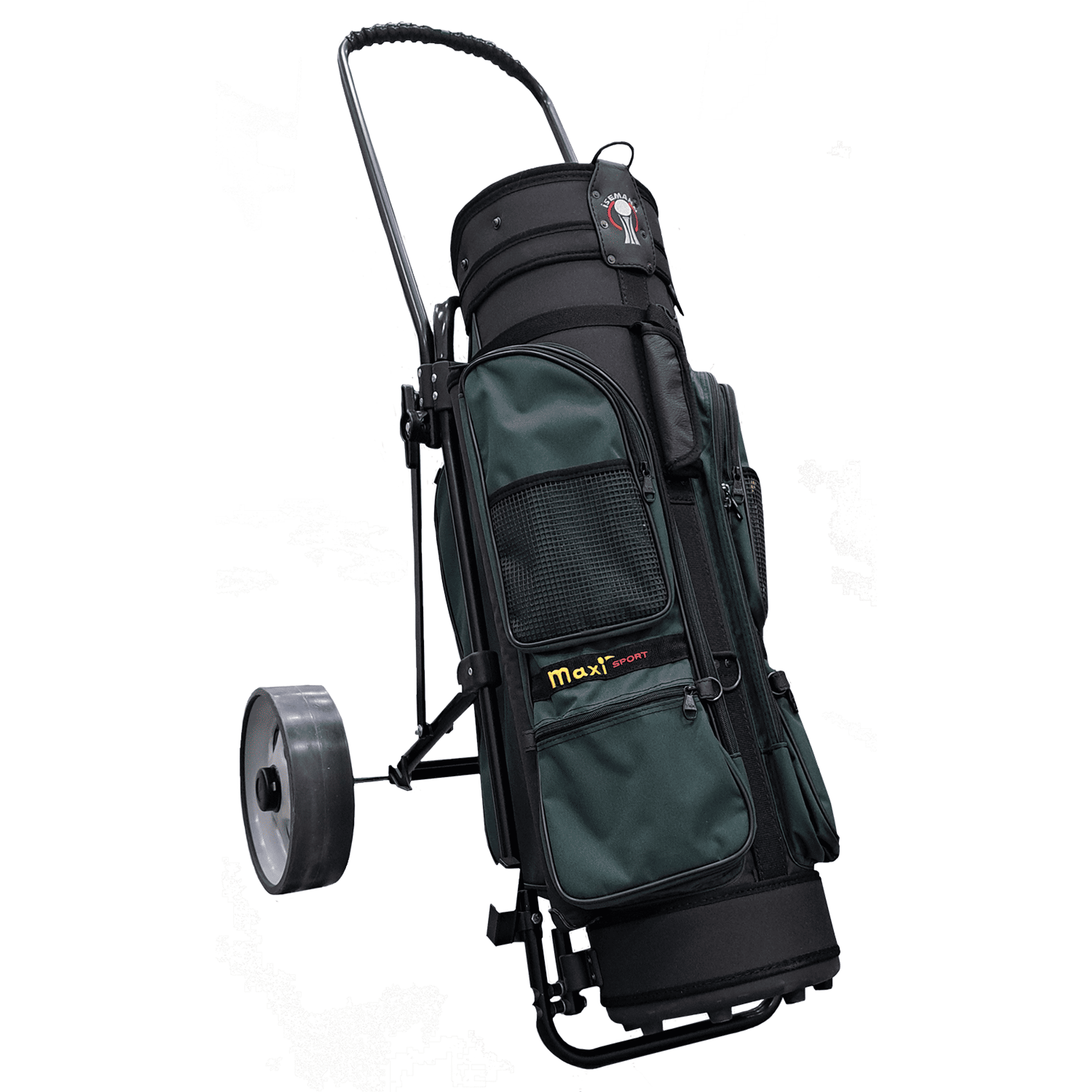 Compact Golf Maxi Sport Golfbag mit Trolleyrädern