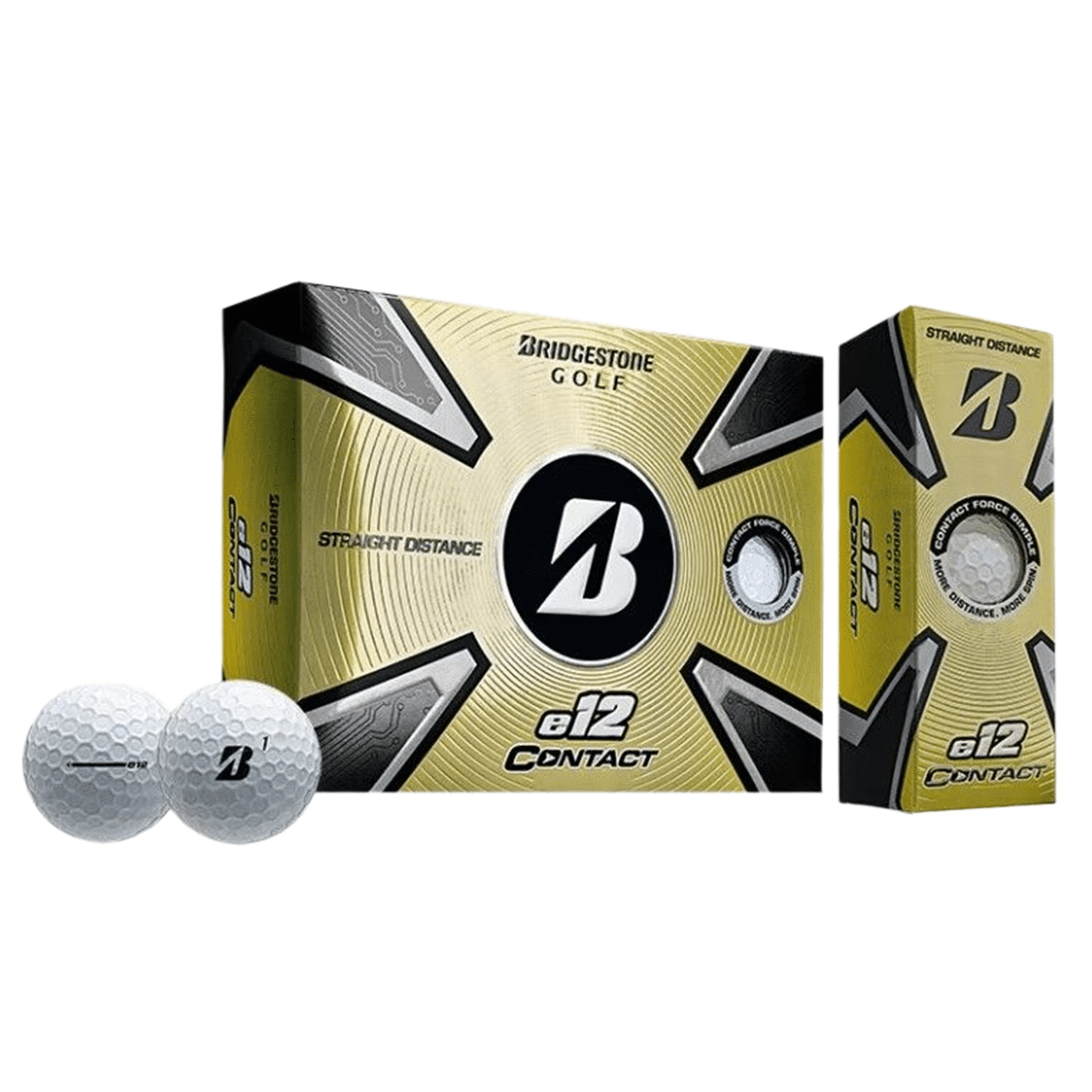 Bridgestone e12 Contact (12 kusů) golfové míčky