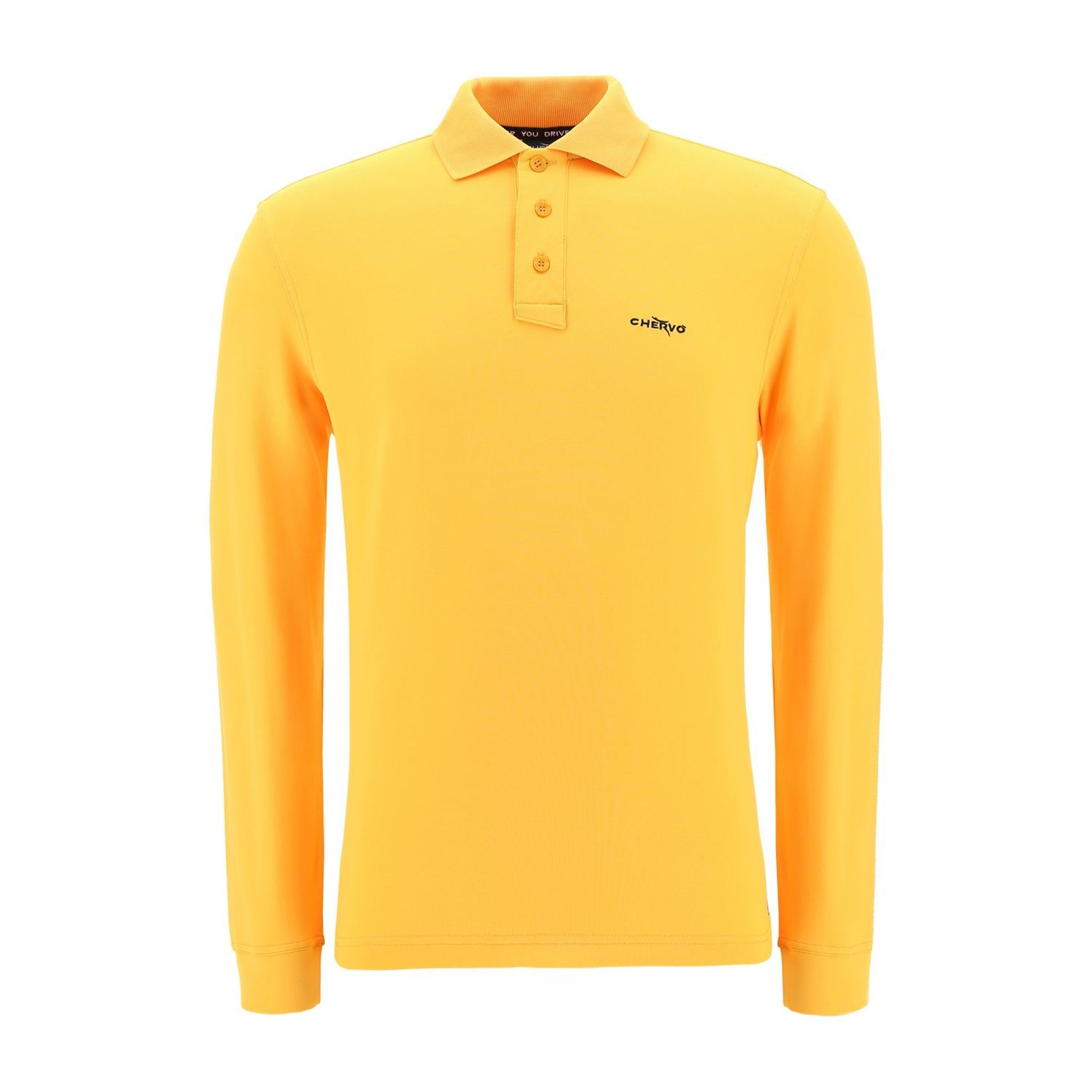 Chervo M Anguy LS Polo Sprint Orange Herren