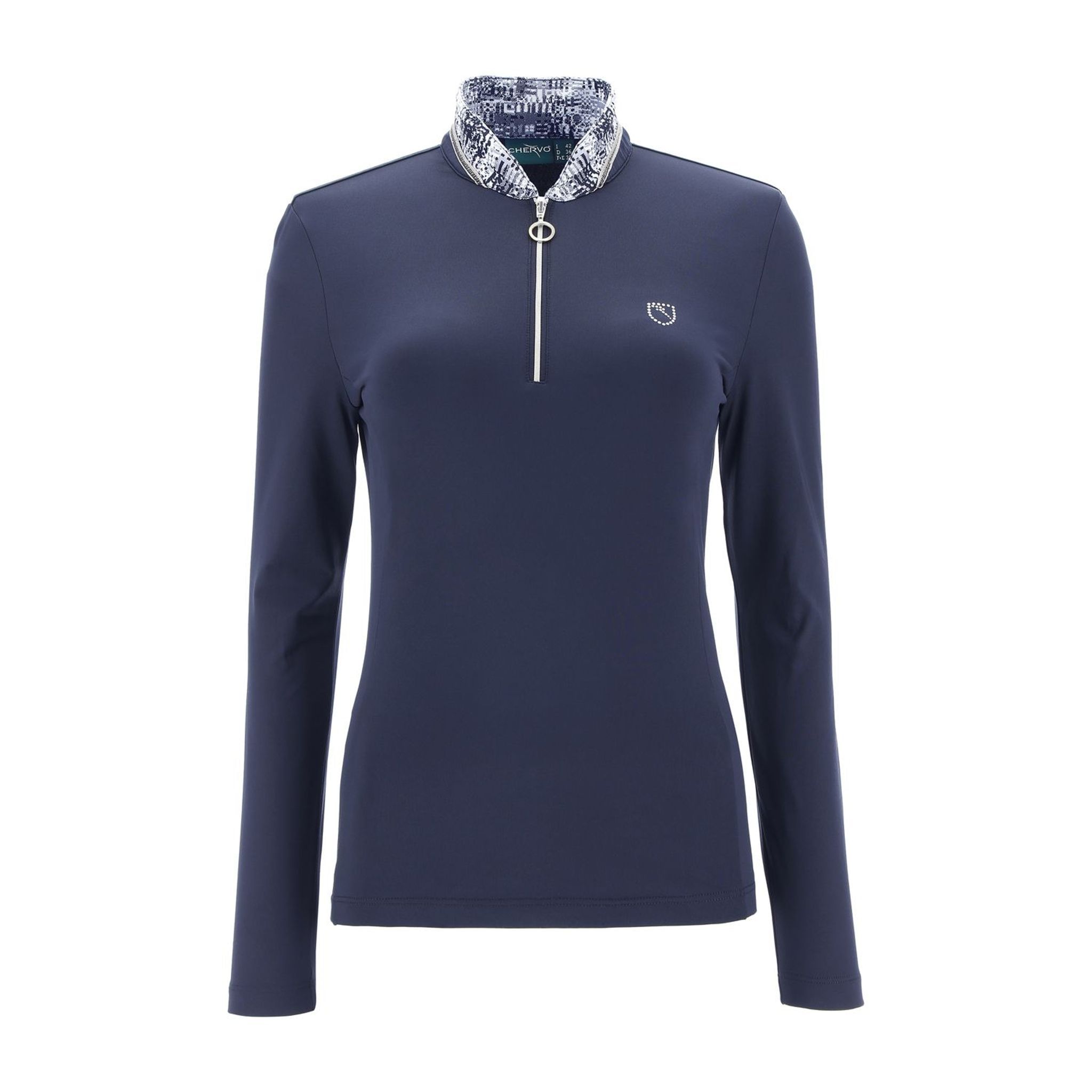 Chervo W Allout LS Polo Marine Damen