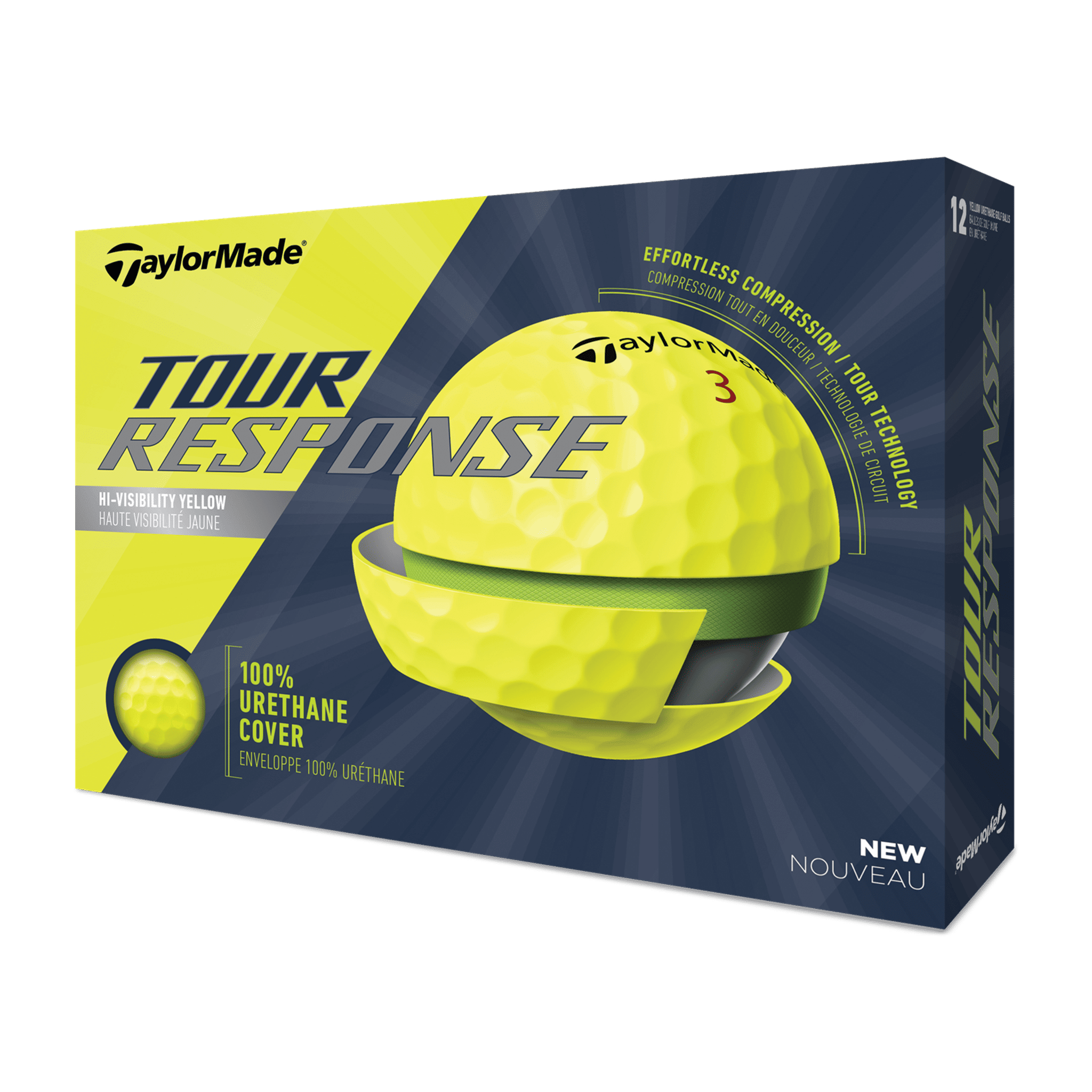 TaylorMade Tour Response [12Balls] Yellow