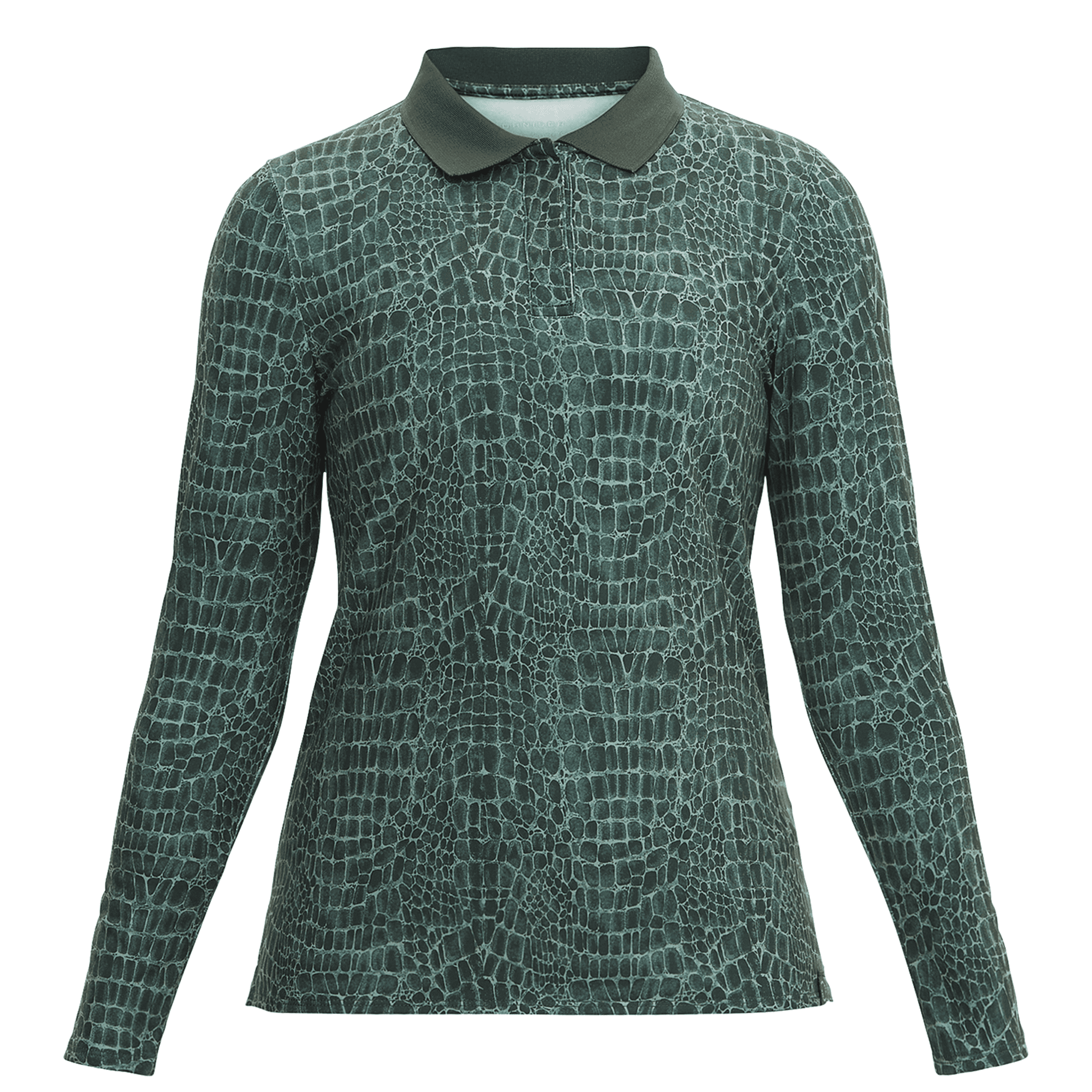 Röhnisch Sia Golf Polo Langarm Green Crocco Damen Damen