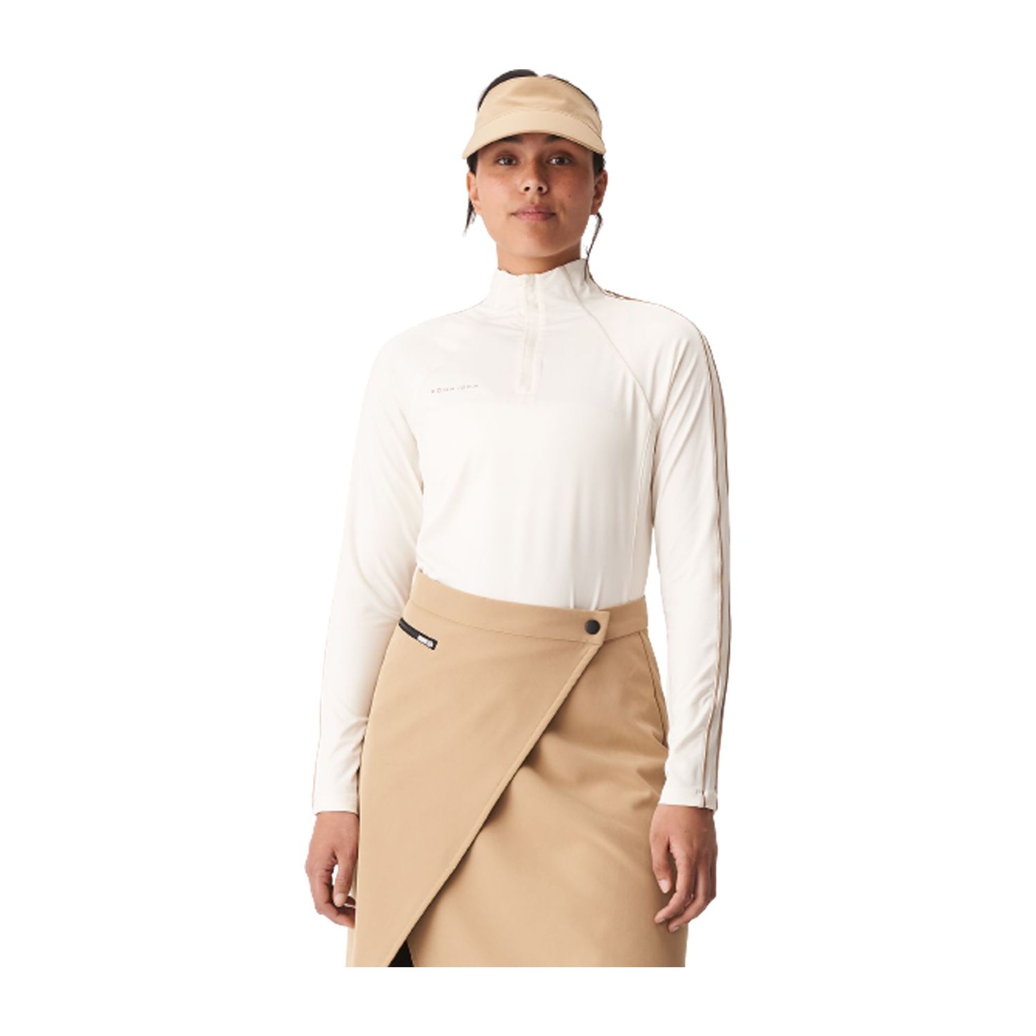 Röhnisch W Layer Serena Half Zip Weiß/Beige Damen