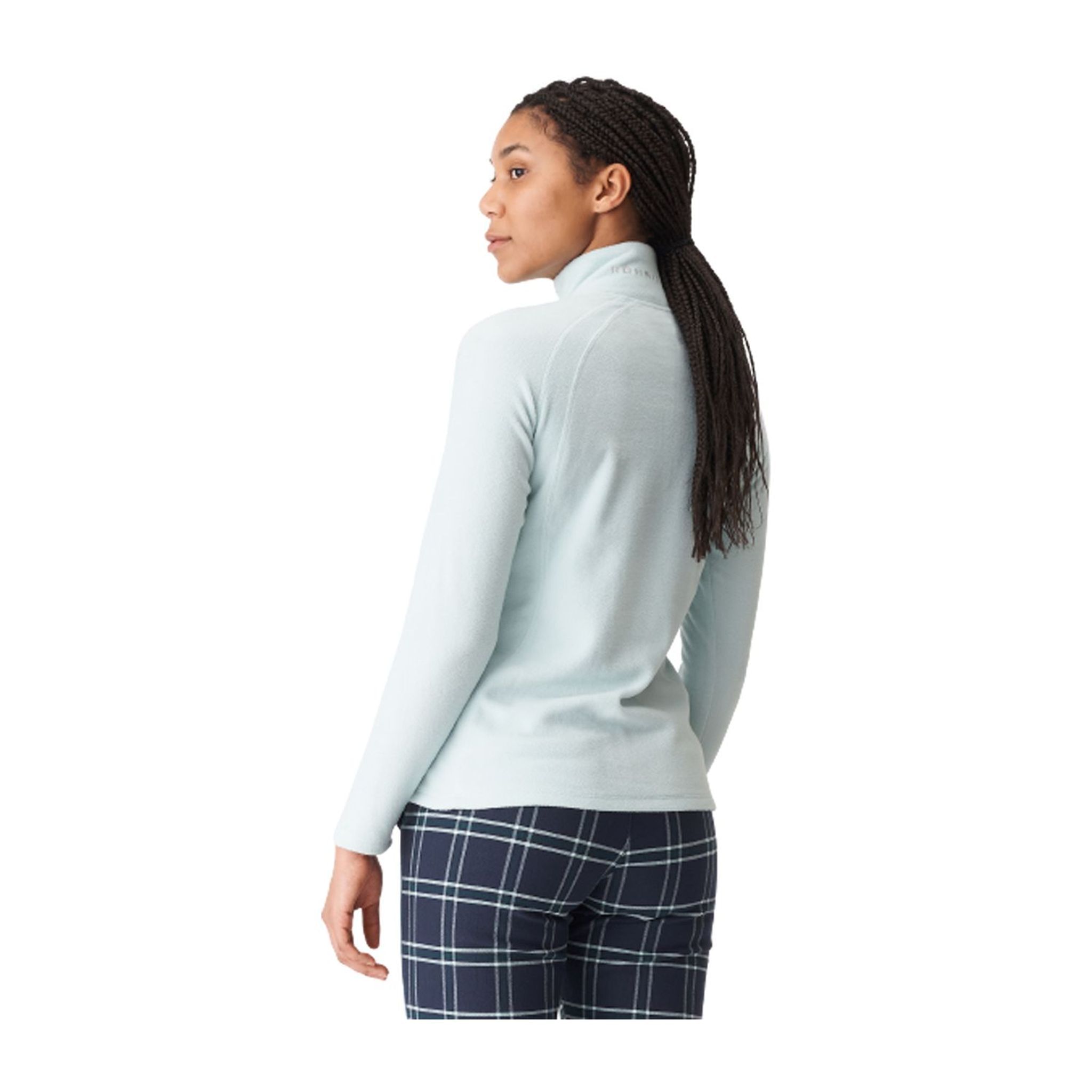 Röhnisch W Fleeceshirt Amy Half Zip Pastellblau Damen