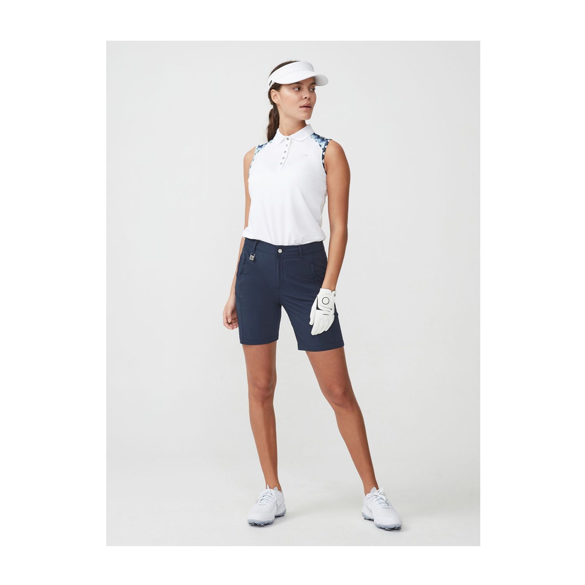 Röhnisch Element SL Polo Zigzag Blue Damen