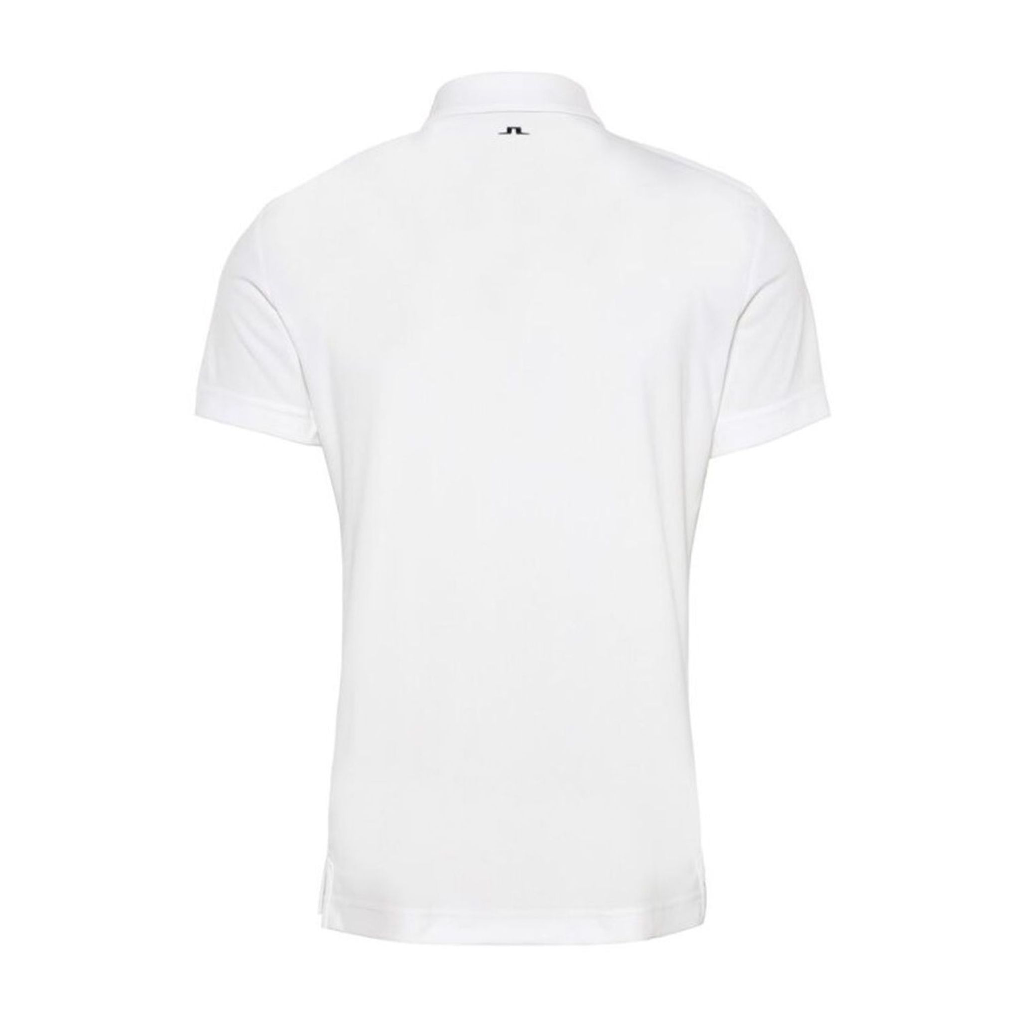 J. Lindeberg M Clark Print Slim Fit-TX Jersey Polo White Herren