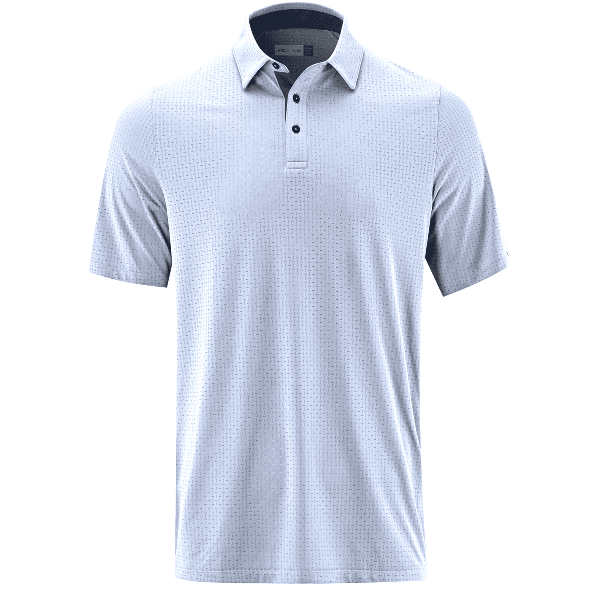 Kjus M Savin Structure Polo SS Crystal Blau Herren