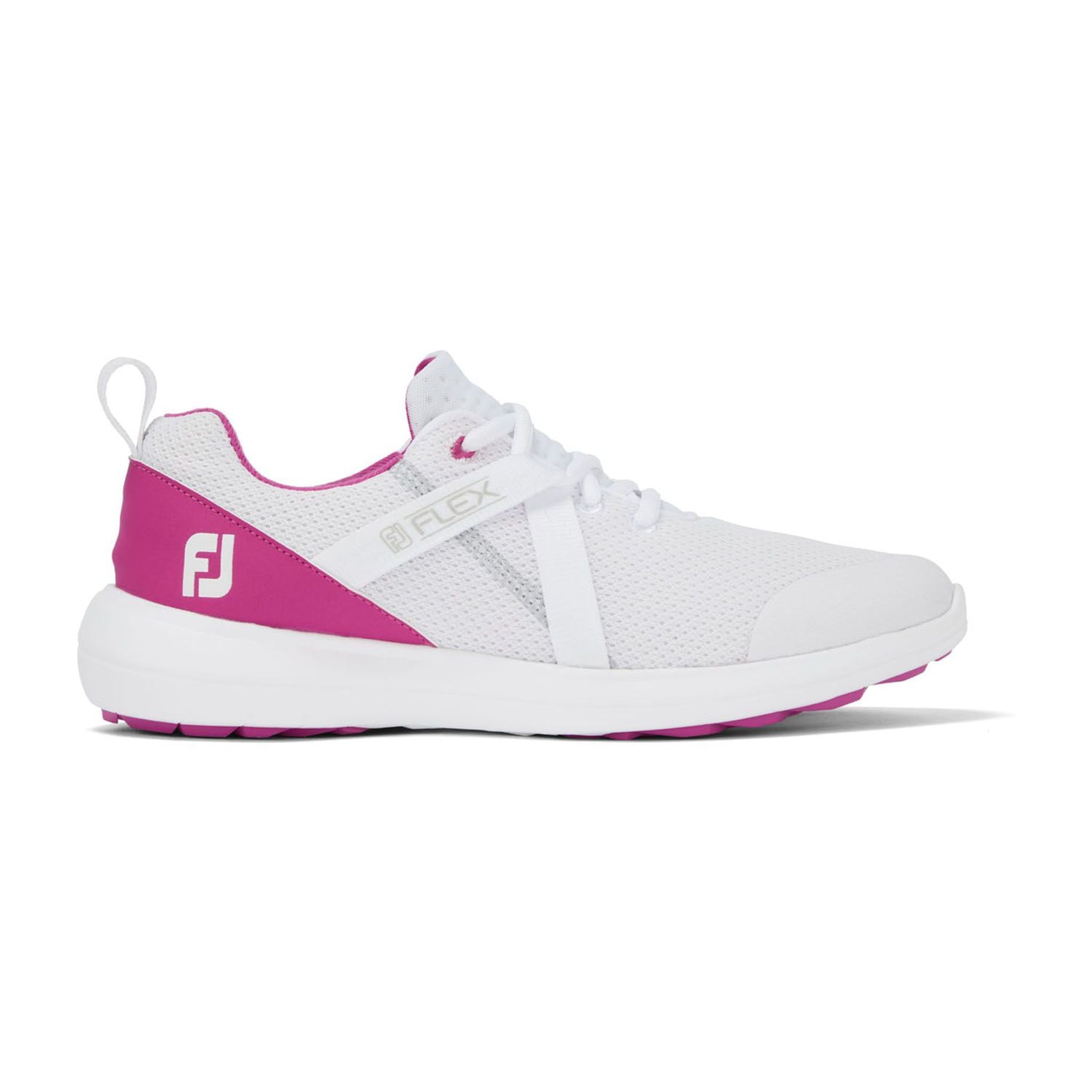 Footjoy W Flex White/Fuchsia Damen