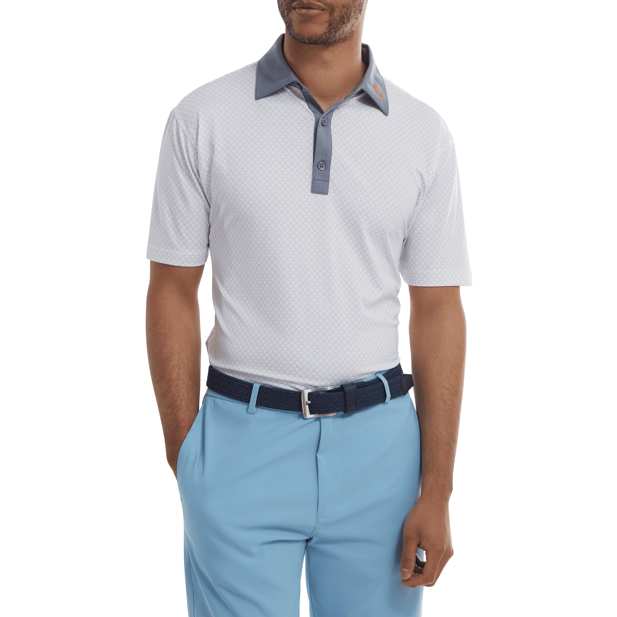 Footjoy Polo Diamond Dot Lisle Herren