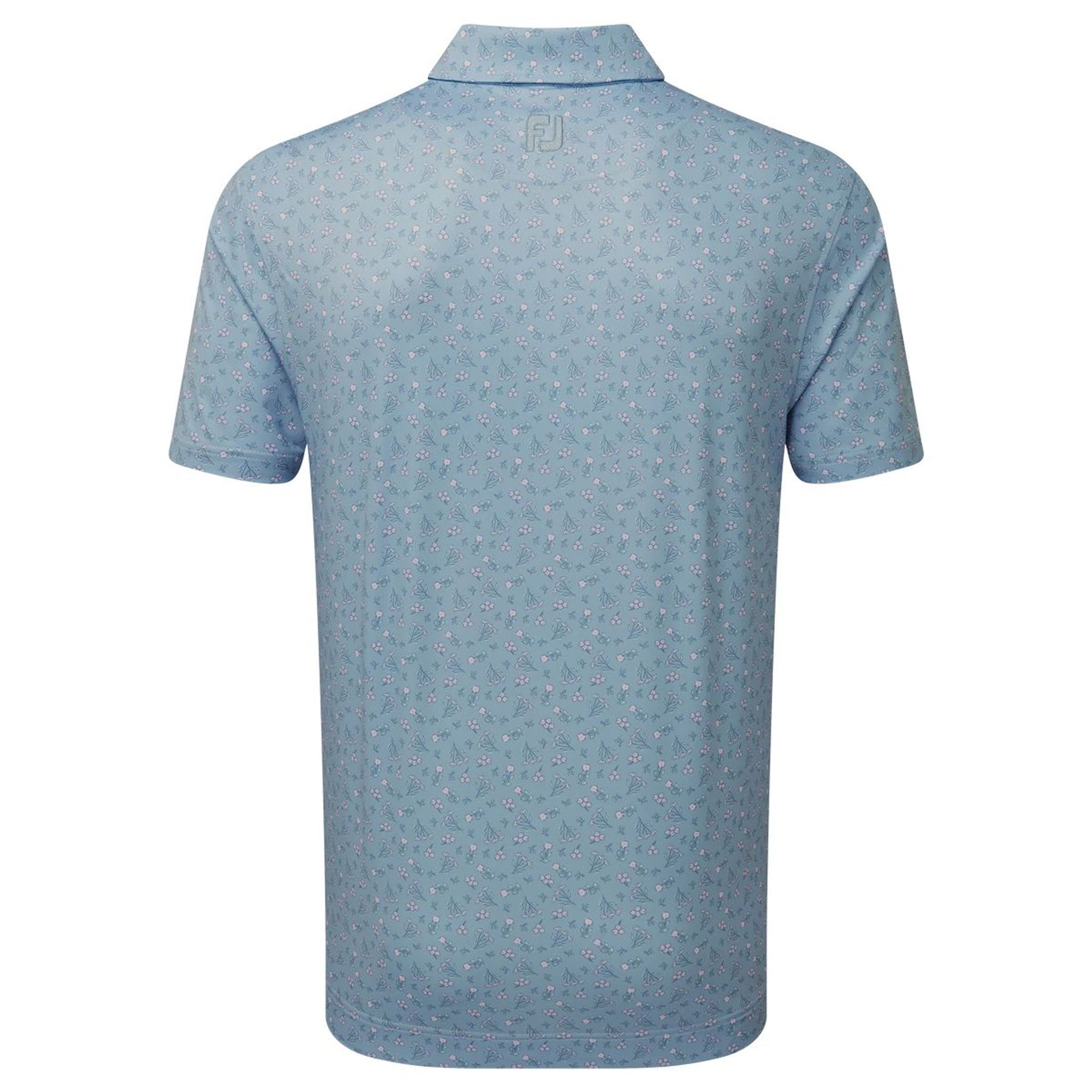 Footjoy Mini Floral Lisle Golf Polo pro muže