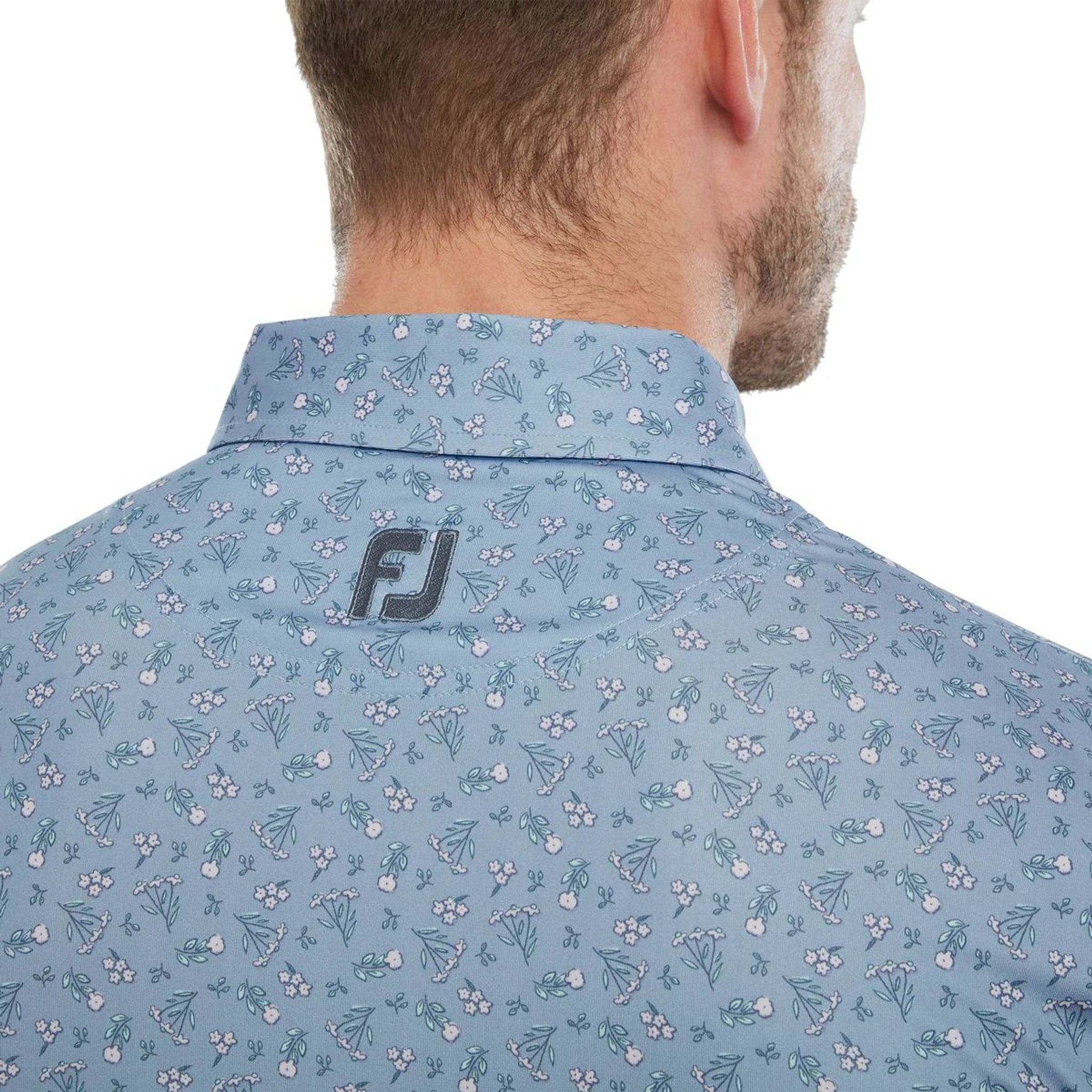 Footjoy Mini Floral Lisle Golf Polo pro muže