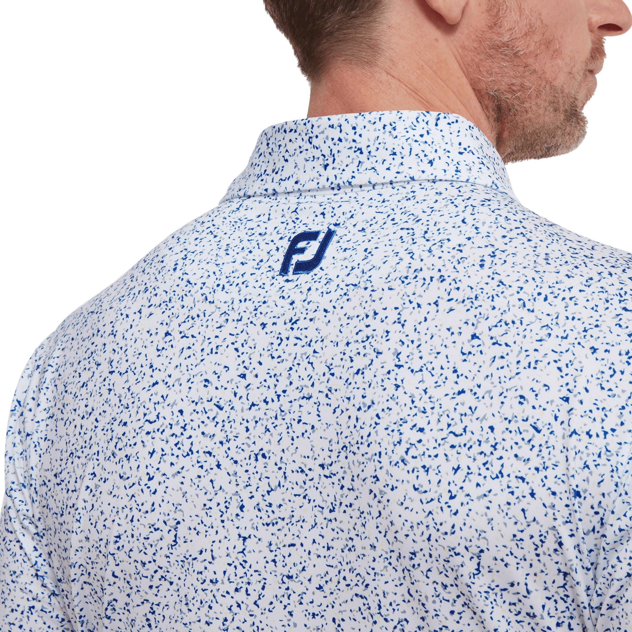 Footjoy Polo Granite Print Lisle Herren