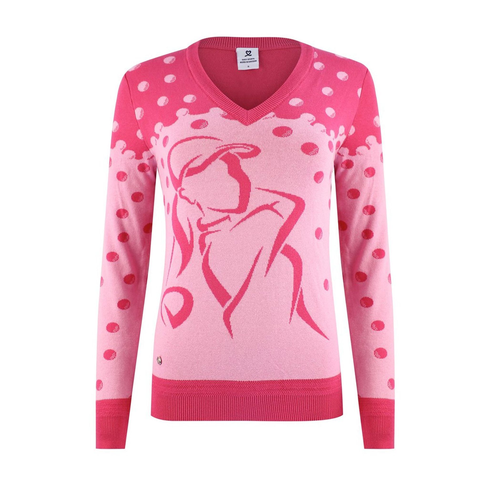 Daily Sports Pullover mit V-Ausschnitt W Aim Fruit Punch Damen