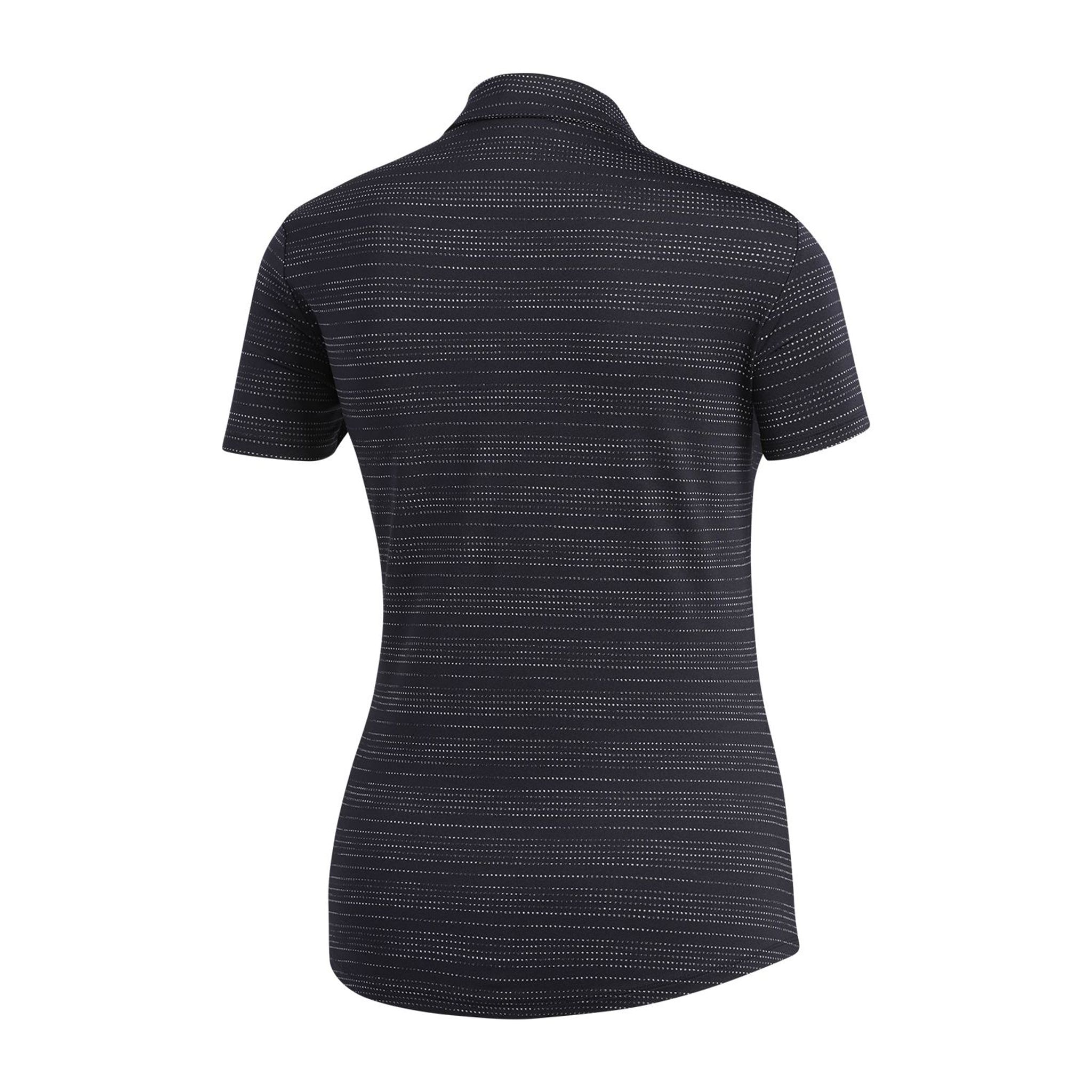 Adidas W Microdot SS Polo Black/White Damen