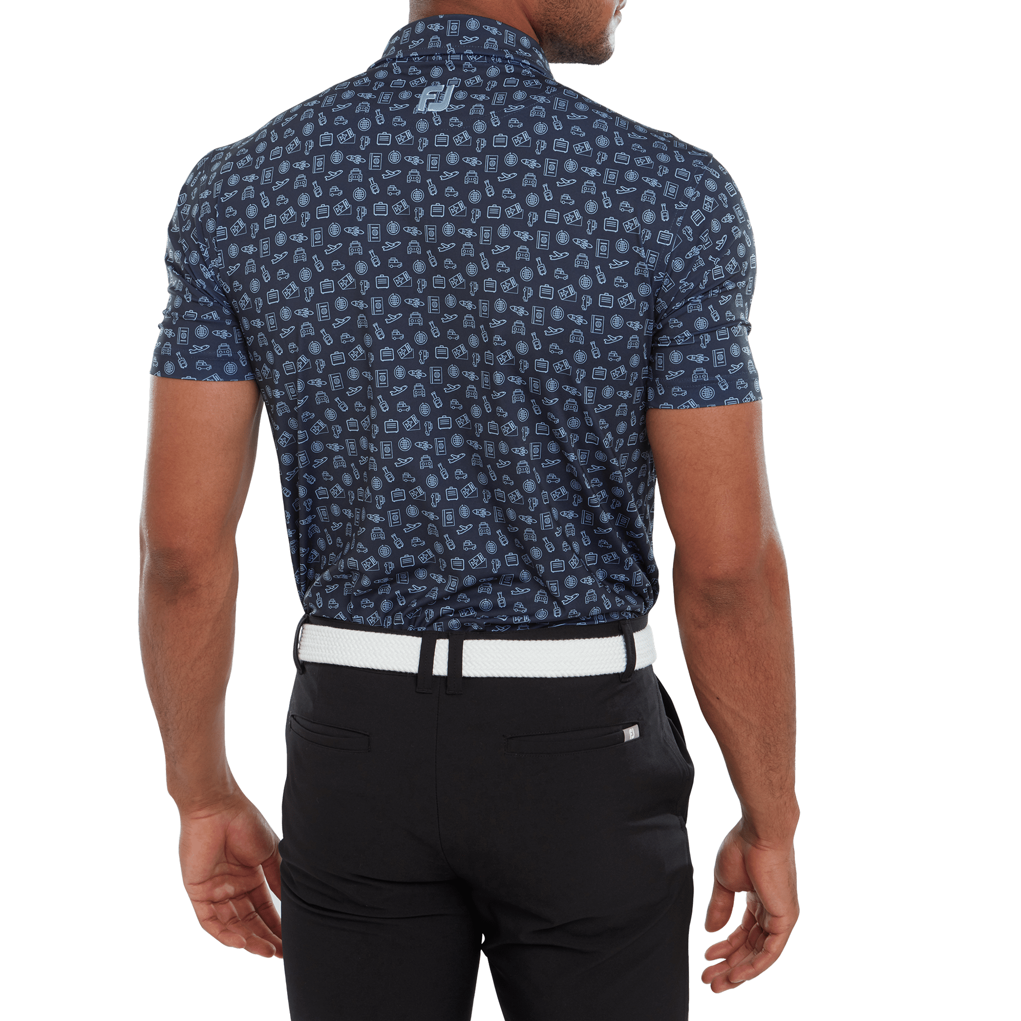 Footjoy Travel Print Polo pánské