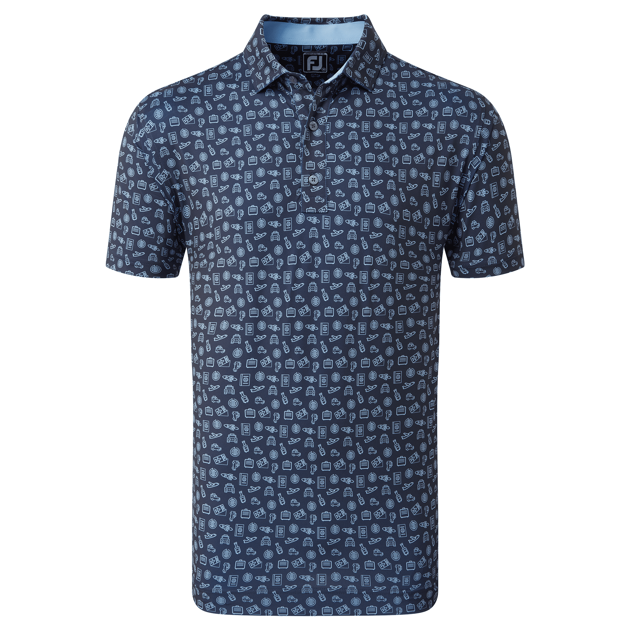 Footjoy Travel Print Polo pánské