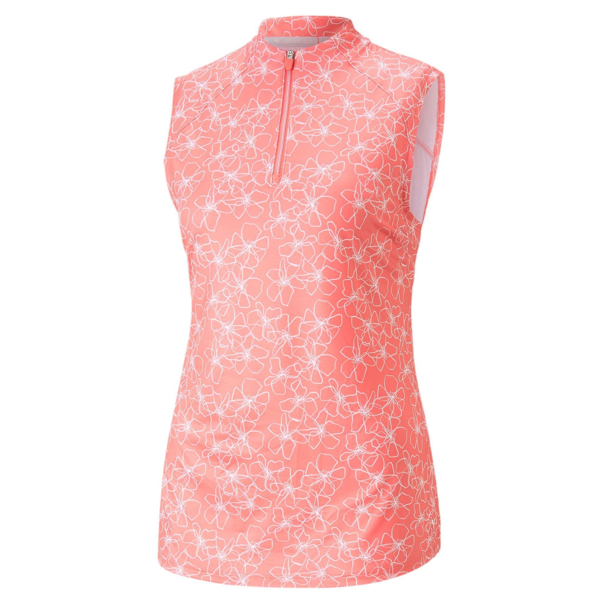 Puma Cloudspun Island Flower Polo bez rukávů pro dámy