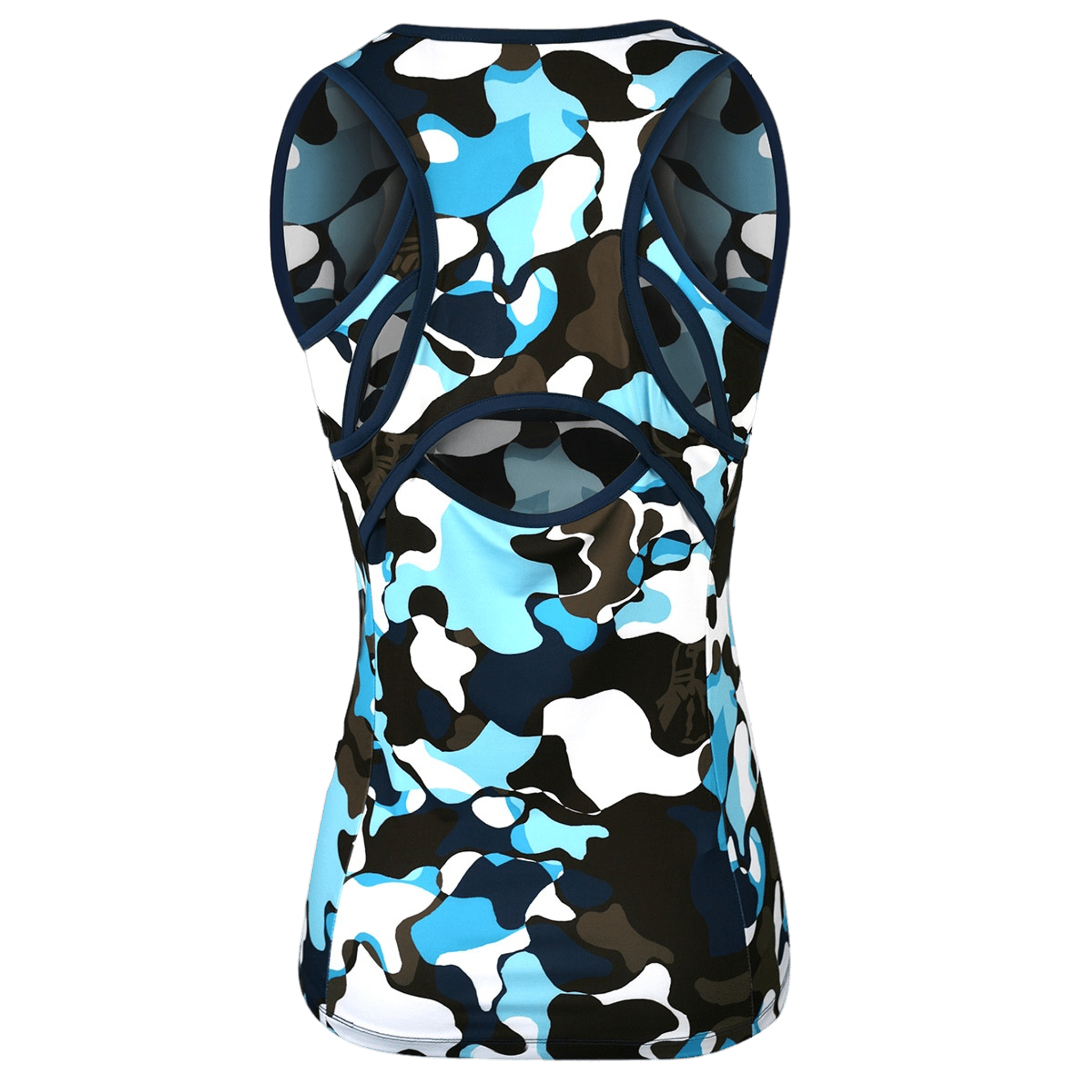 Original Penguin V-Neck Abstract Print Top Dámské