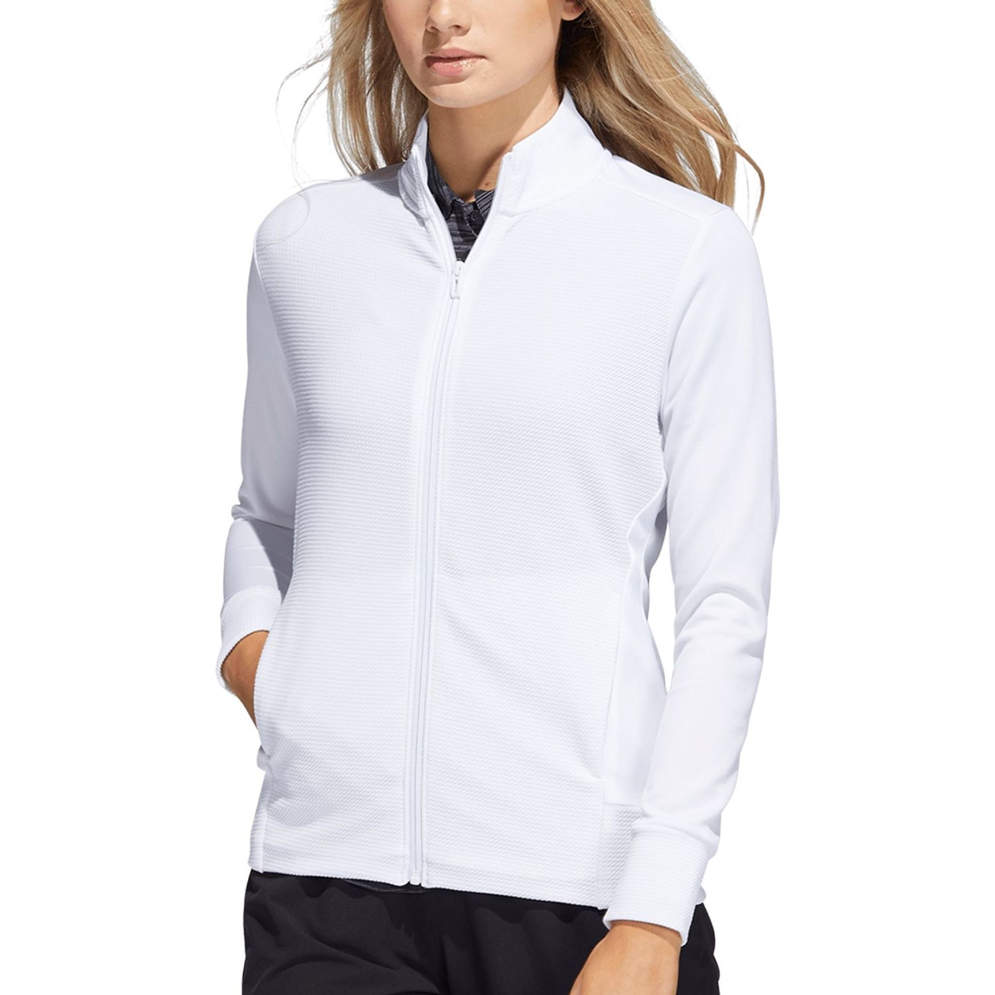 Adidas Textured Full-Zip Dámská bunda