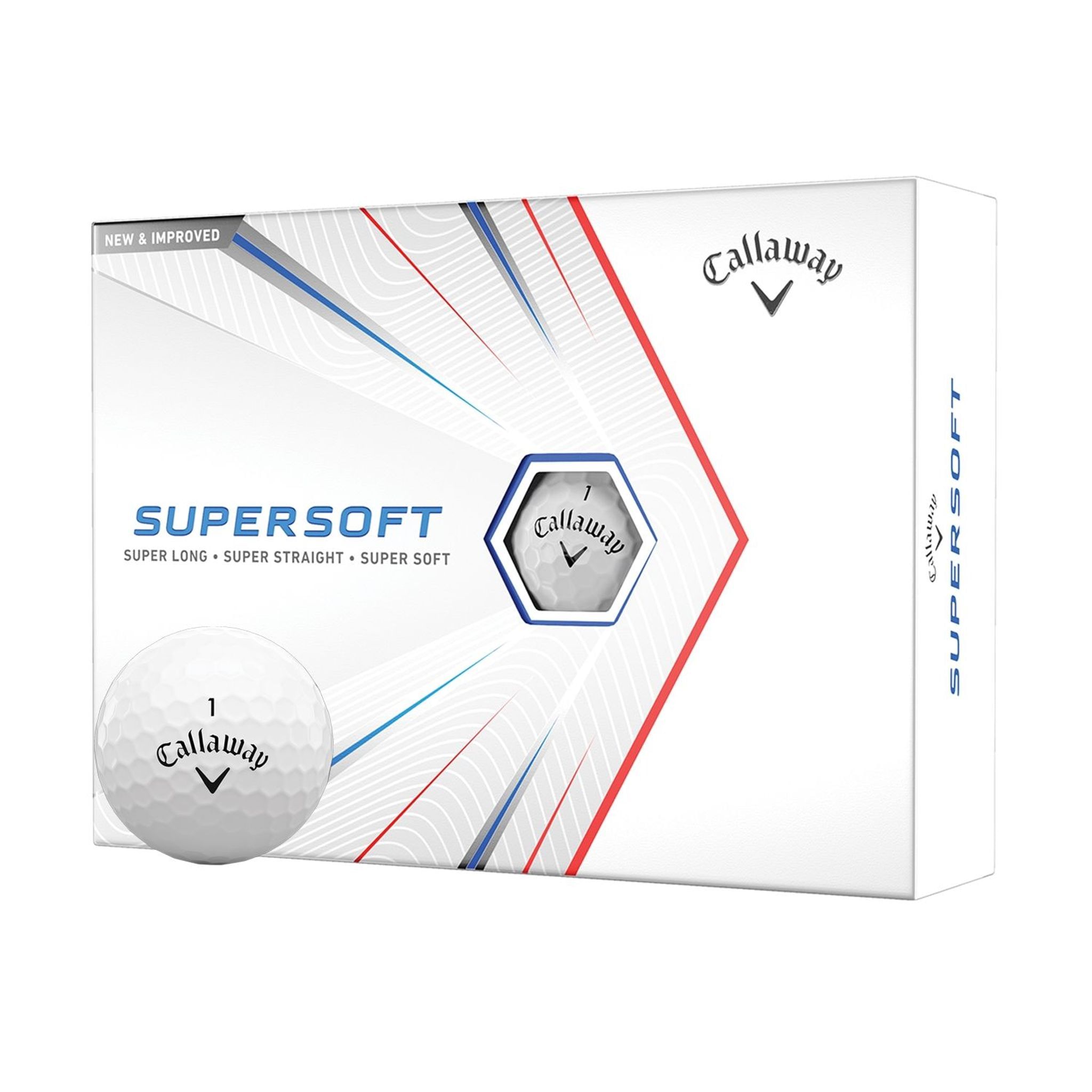 Callaway Supersoft Matt golfové míče (2021)