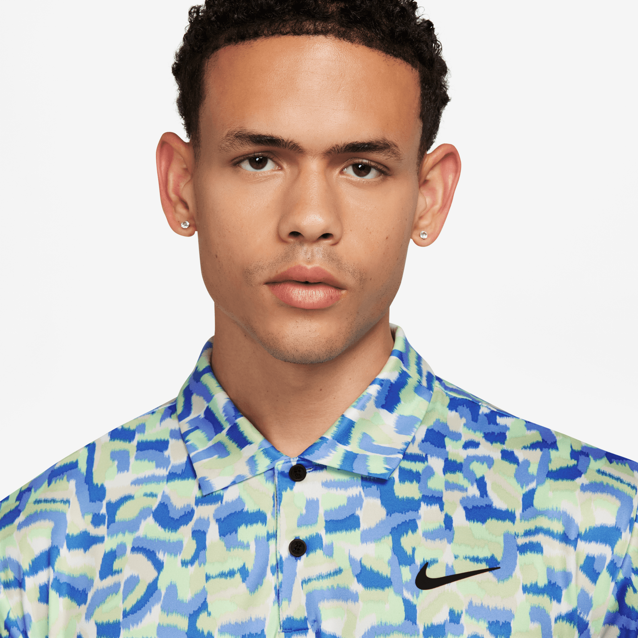 Nike Dri-Fit Tour Confetti Print Polo pánské