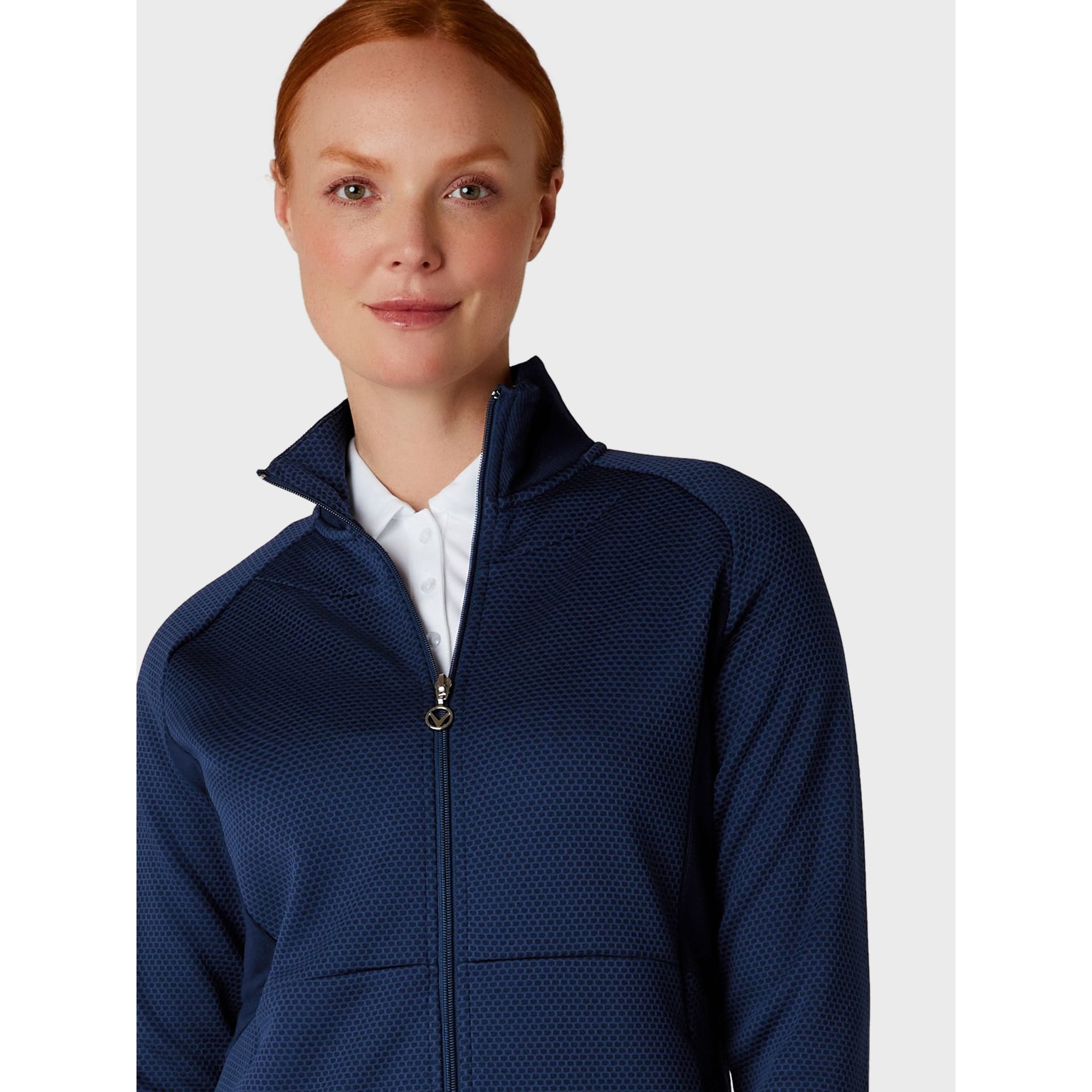 Callaway Long Sleeve Fullzip Hexagon H Jacke Damen