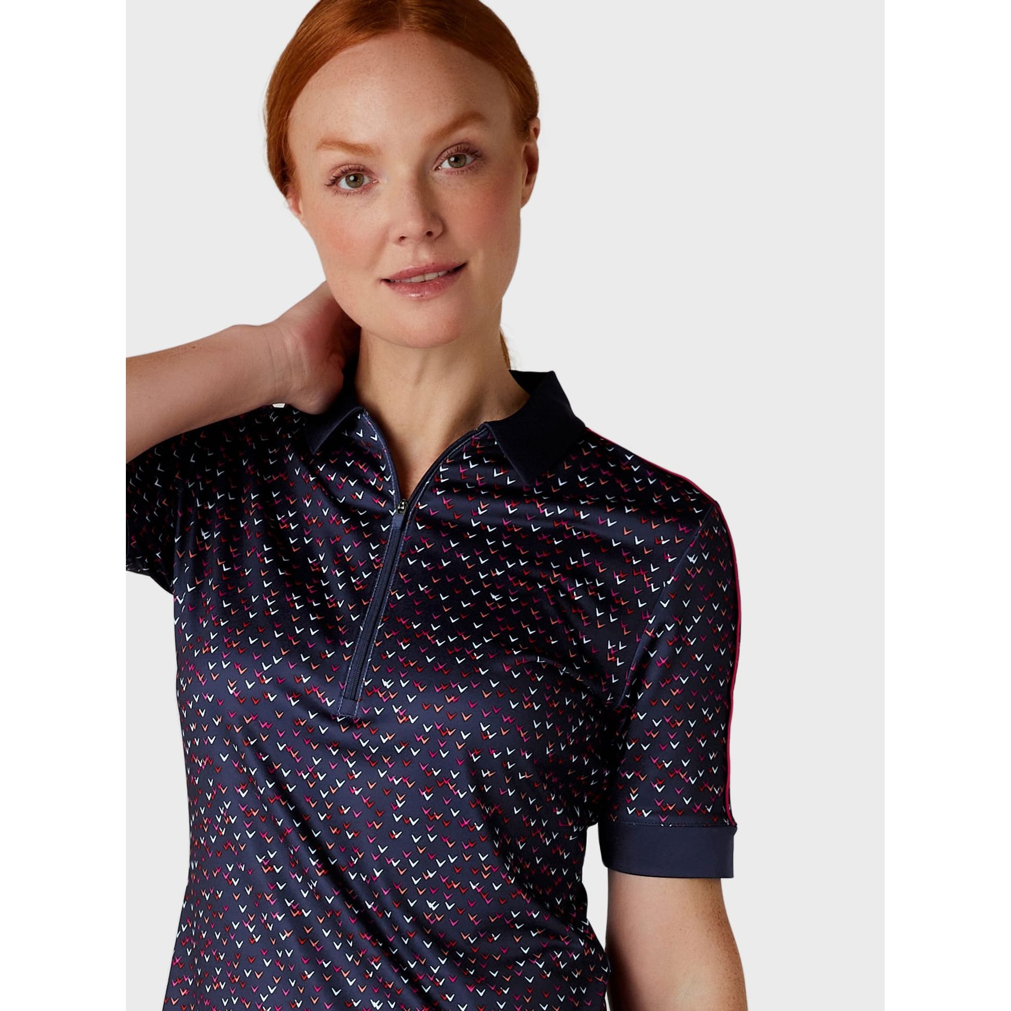 Callaway Chev Printed 1/2 Sleeves Shirt Damen