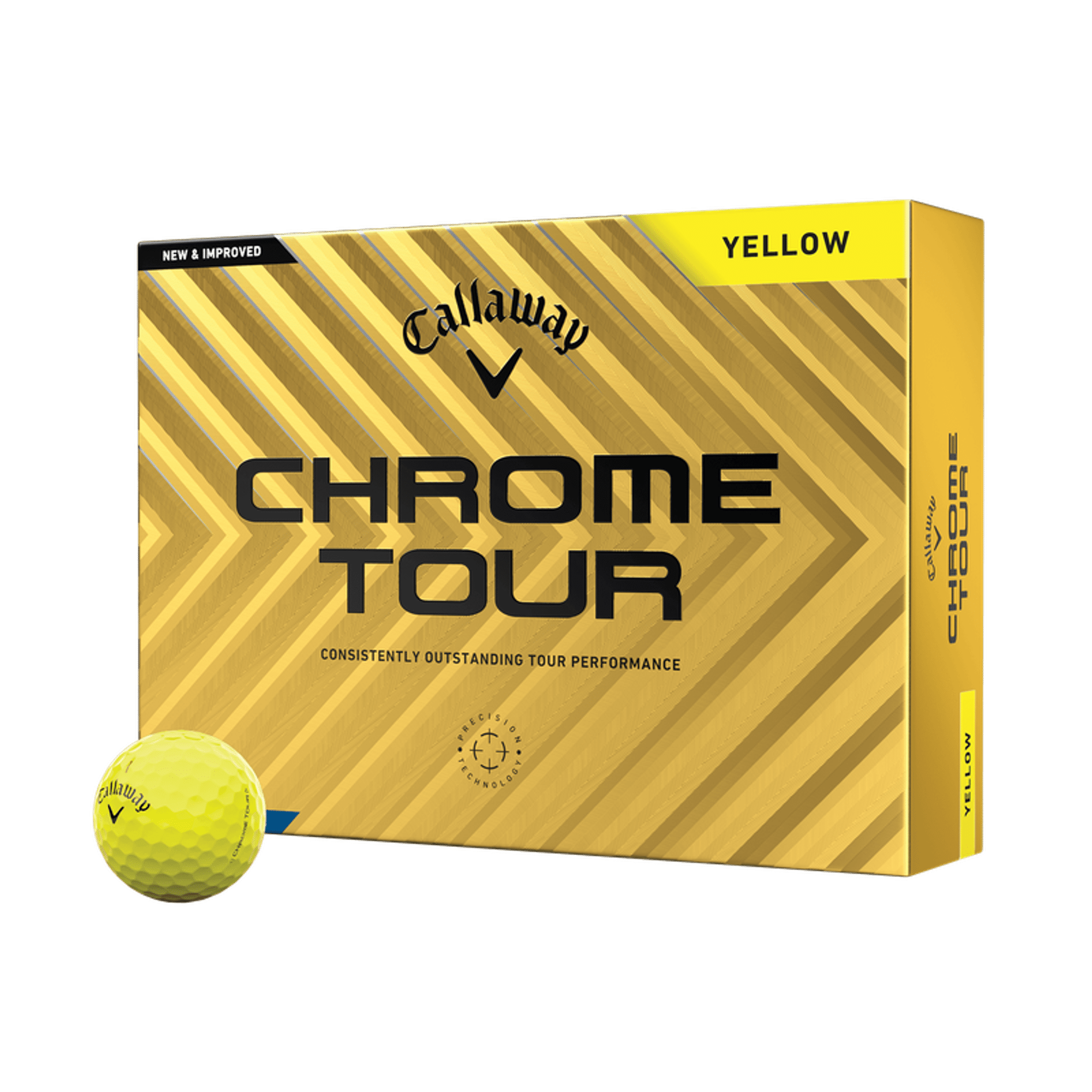 Callaway Chrome Tour [12 kusů] golfové míčky (2024)