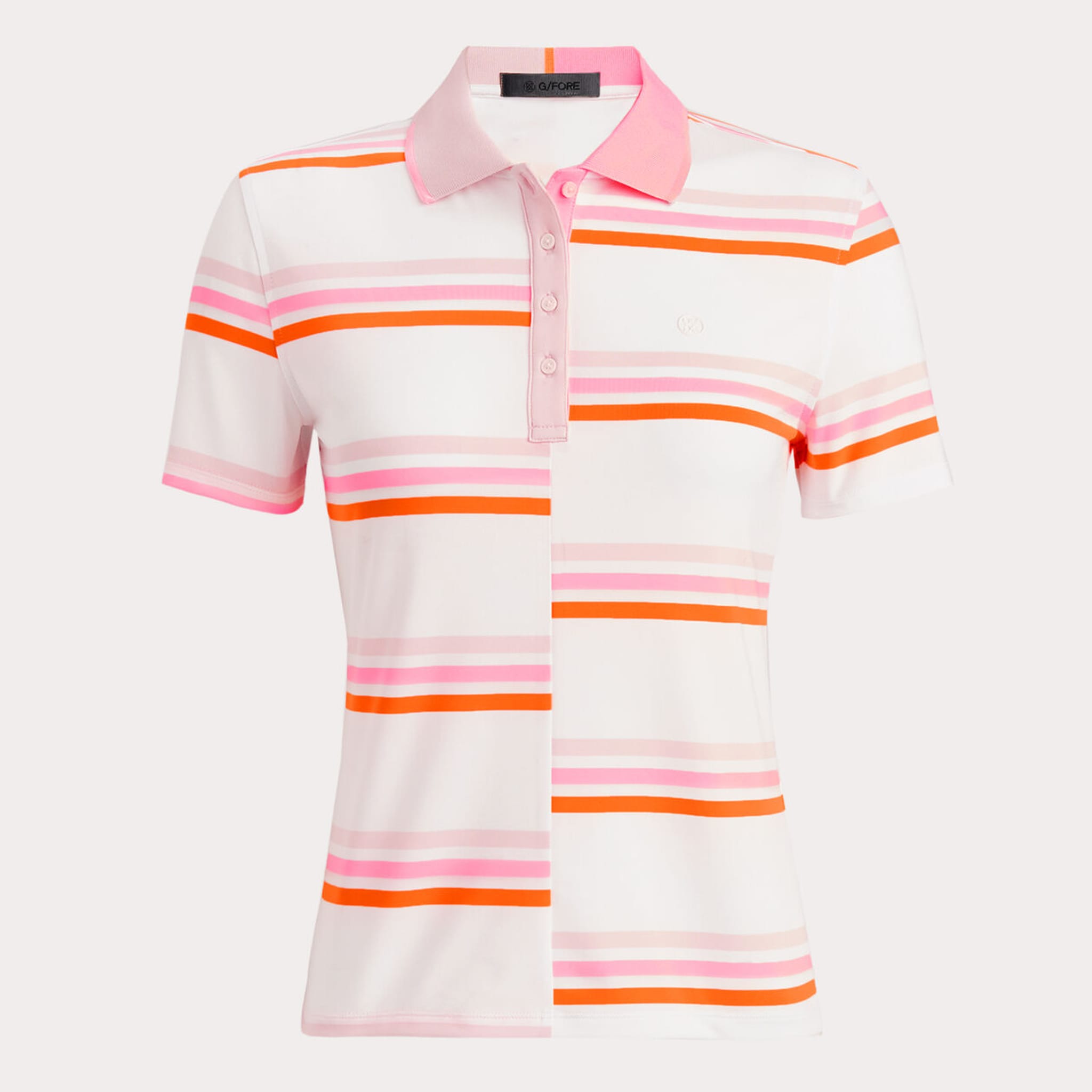 GFORE Offset Gradient Stripe Tech Polo Damen