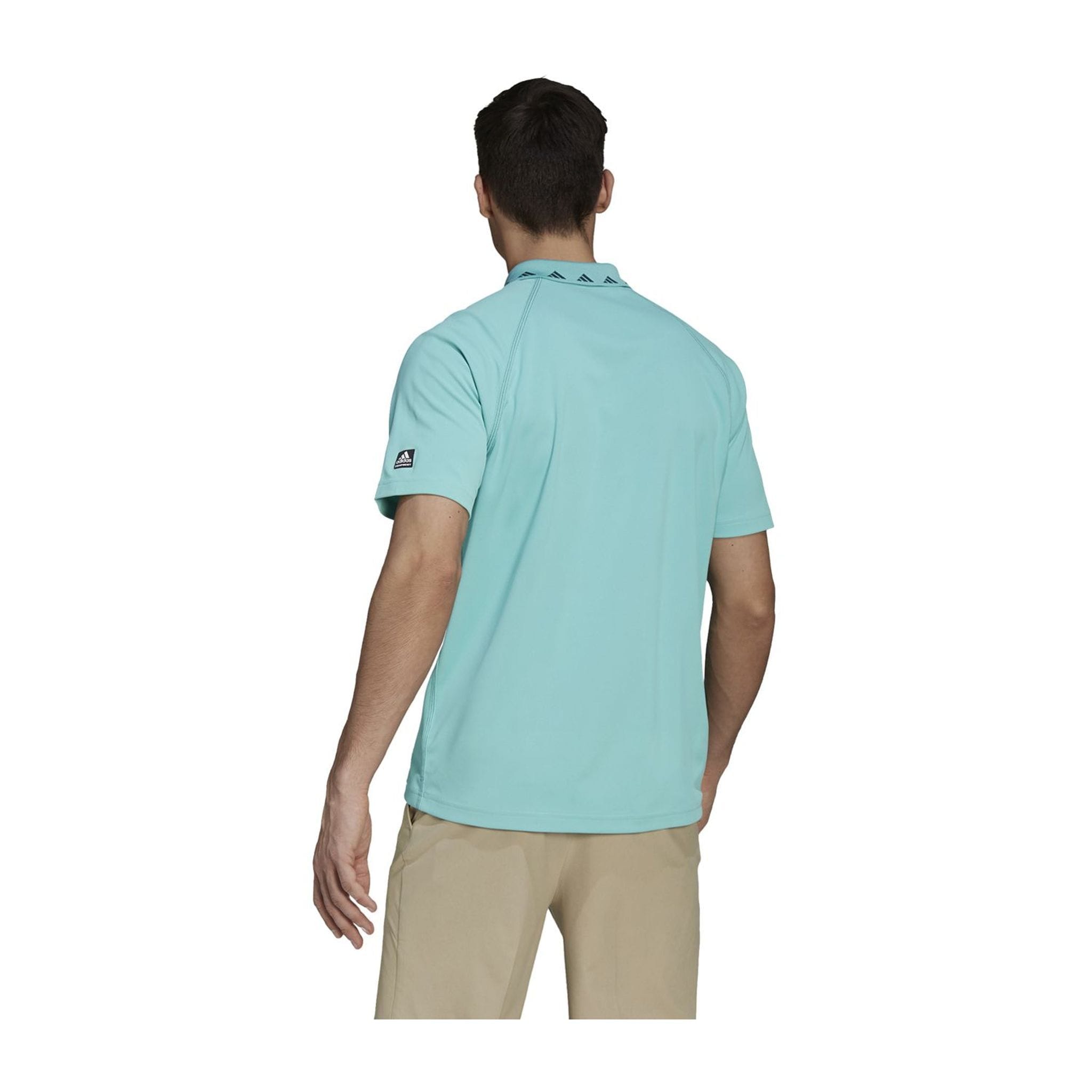 Adidas Equipment Zipper Pique SS Polo Mint Herren