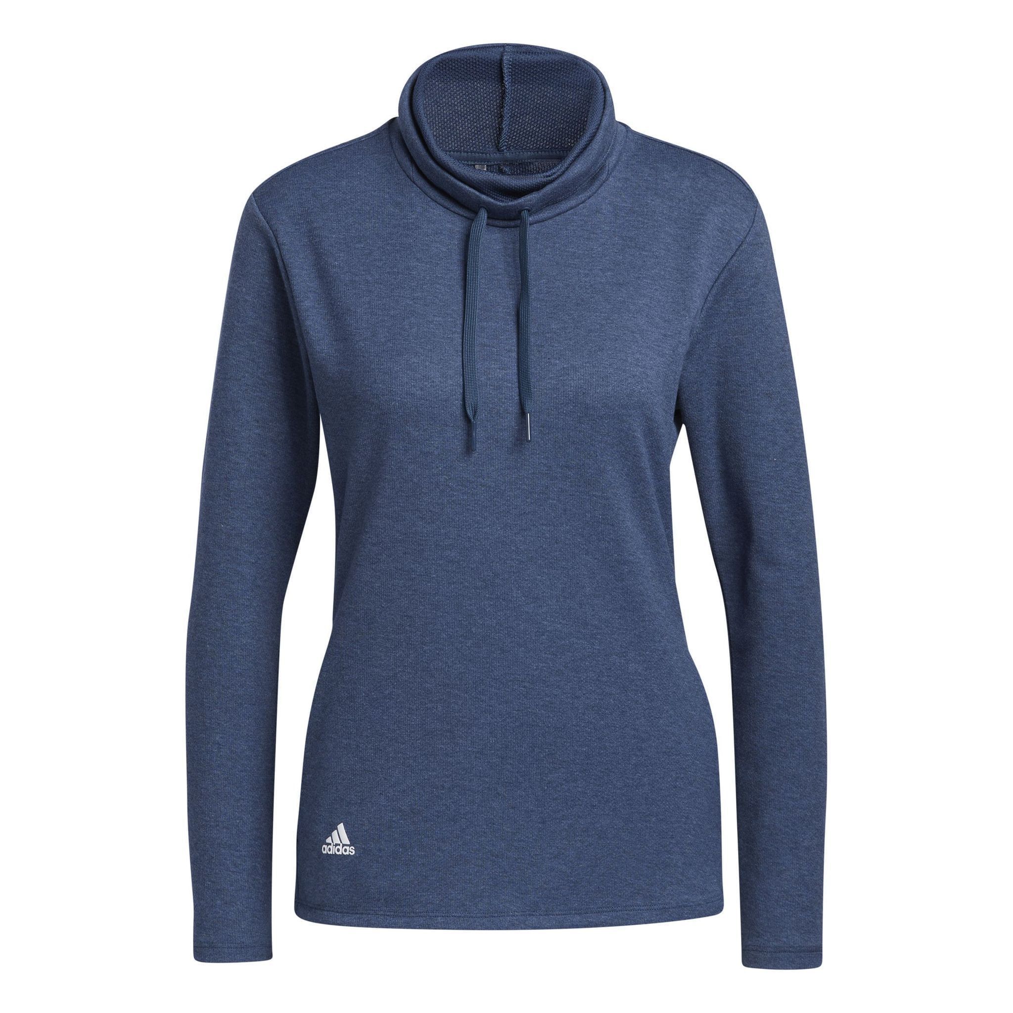 Adidas High Mock Golf Pullover Crew Navy Melange pro dámy