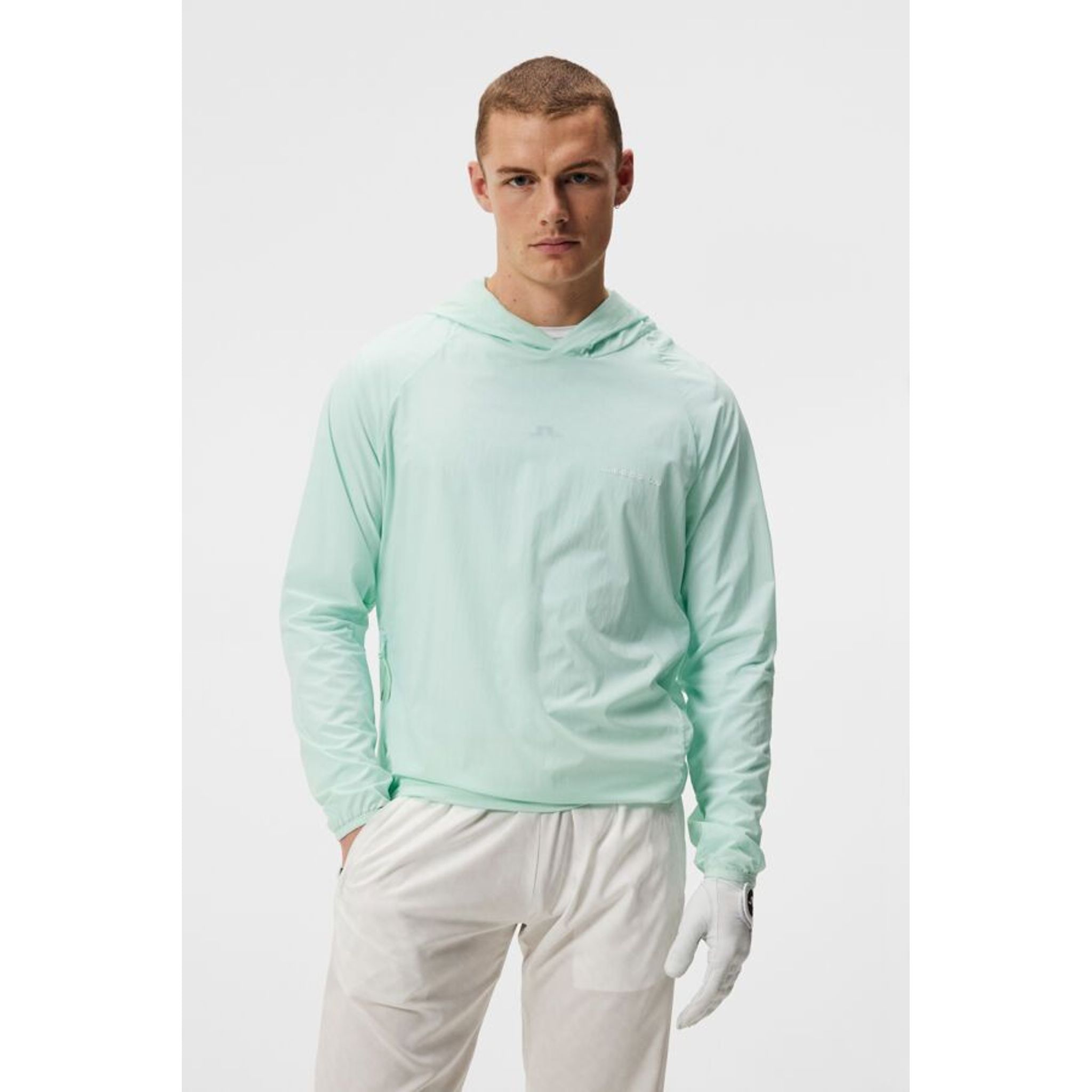 J. Lindeberg Arron Stretch Wind Hoodie Pánský Honeydew Pánský