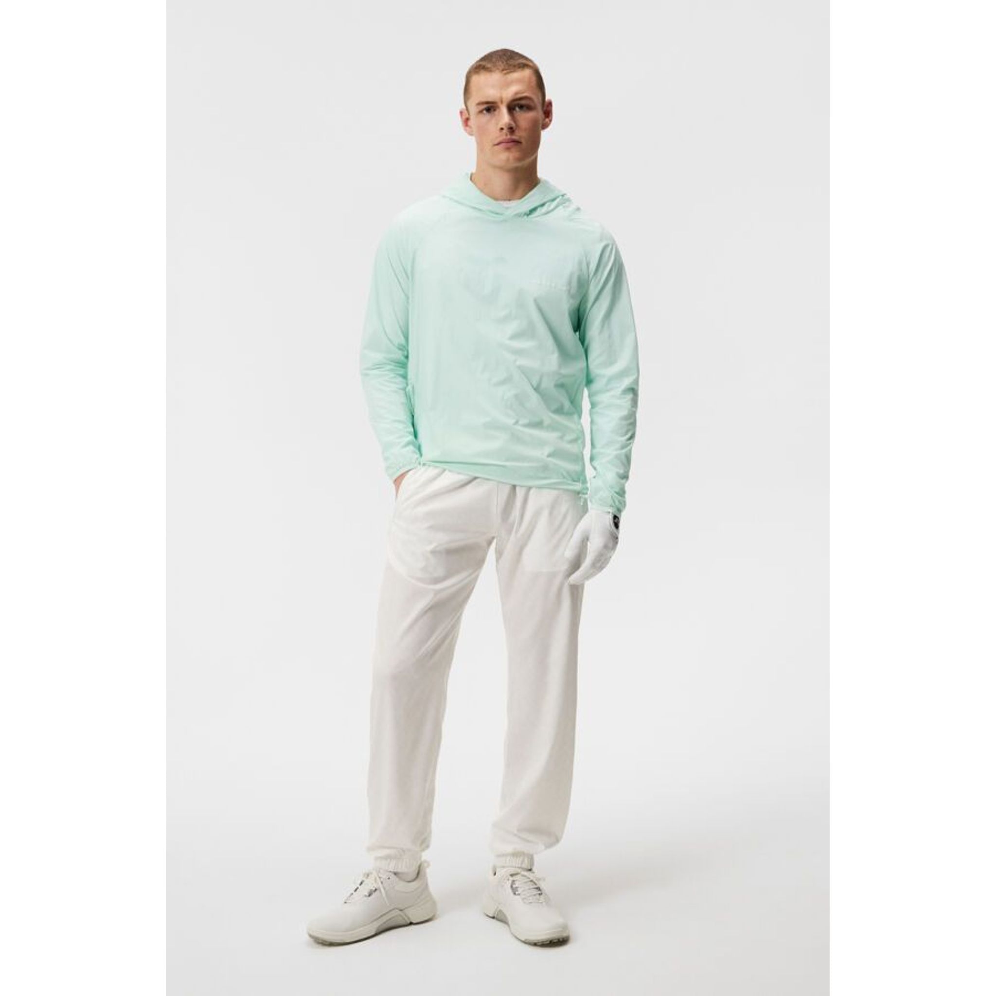 J. Lindeberg Arron Stretch Wind Hoodie Pánský Honeydew Pánský