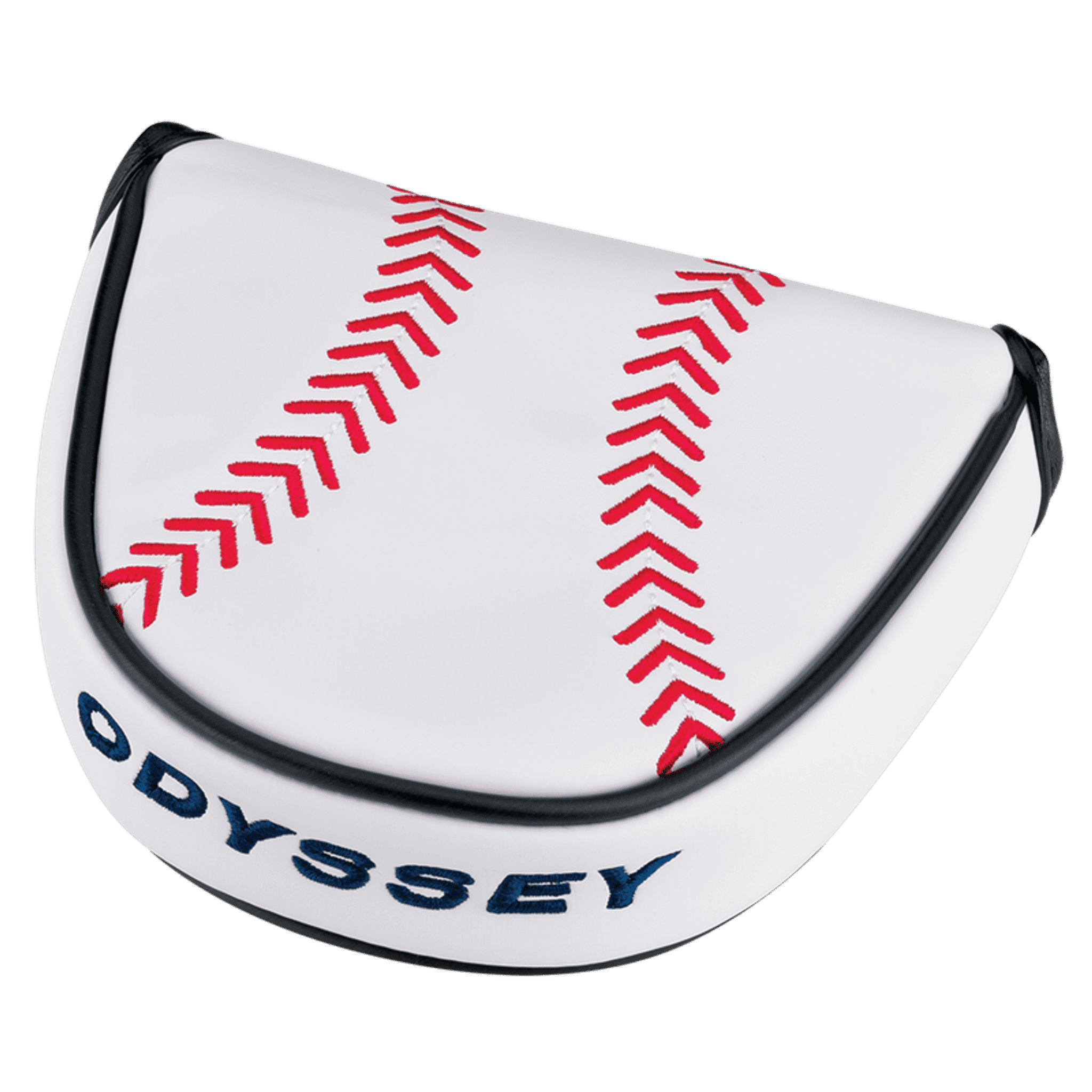 Odyssey Baseball Mallet Putter-Headcover / White