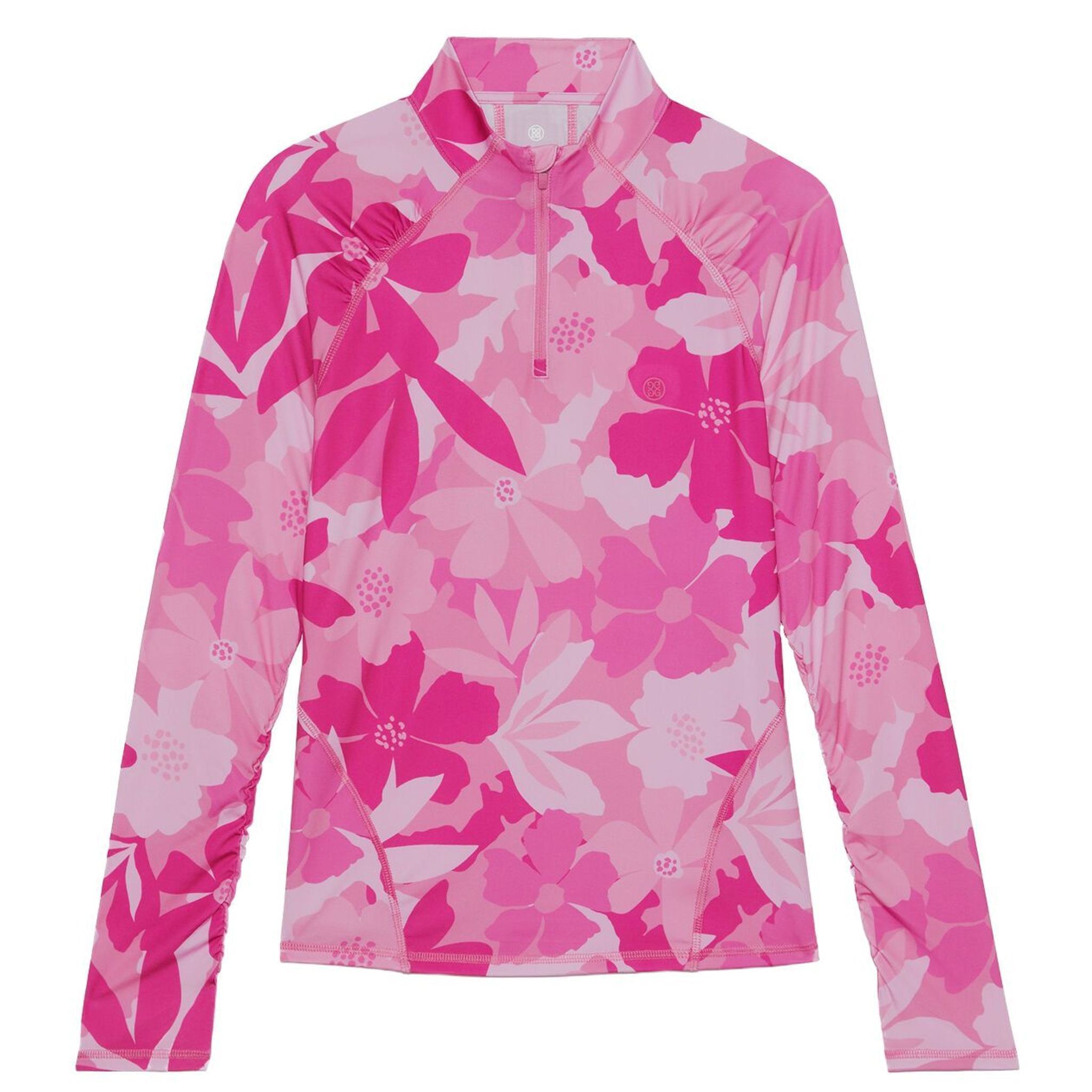 GFORE Floral Camo 1/4 Zip Dlouhý rukáv Polo Dámské