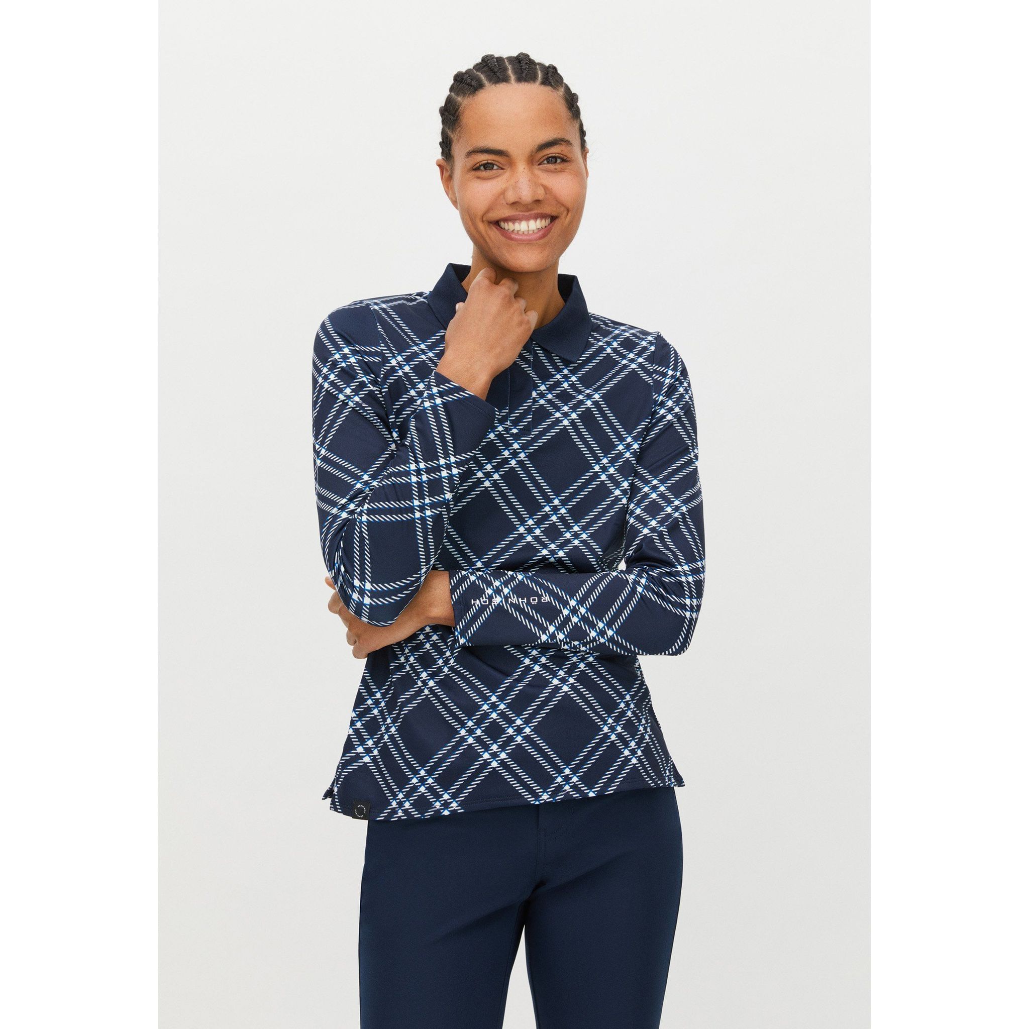 Röhnisch Oversize Check Poloshirt pro dámy