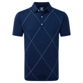 Footjoy Raker Print Lisle Polokošile Pánská