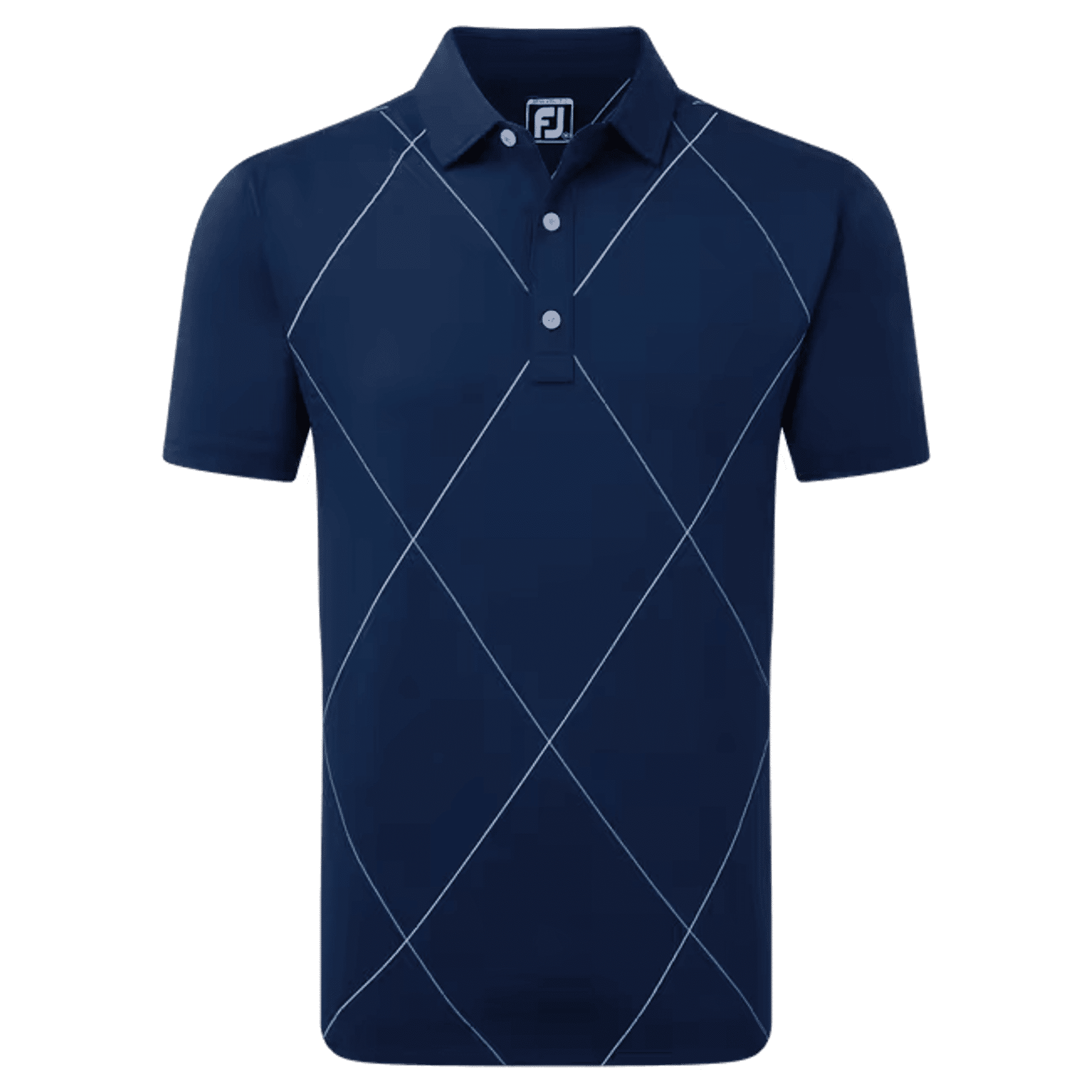 Footjoy Raker Print Lisle Polokošile Pánská