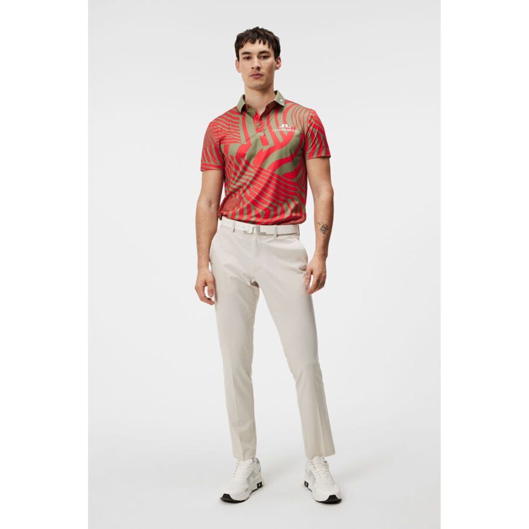 J. Lindeberg KV Tour Print Golf Polo