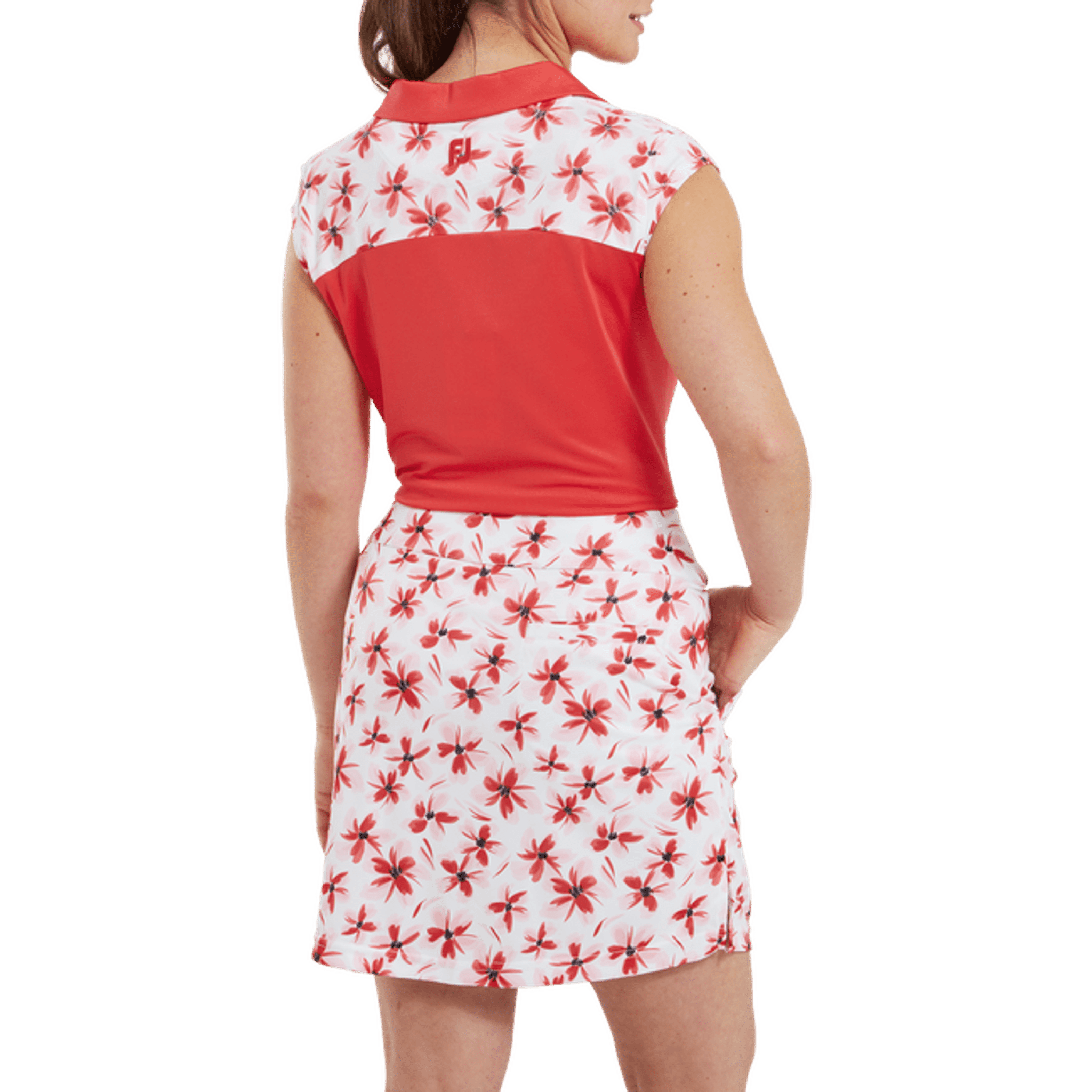 Footjoy Floral Print Knit Skort pro dámy