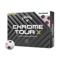 Callaway Chrome Tour X TruTrack [12 kusů] golfové míčky (2024)