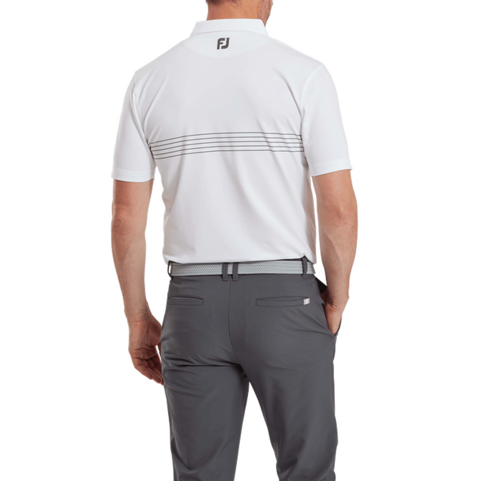 Footjoy Engineered Pinstripe Lisle Polokošile Pánská