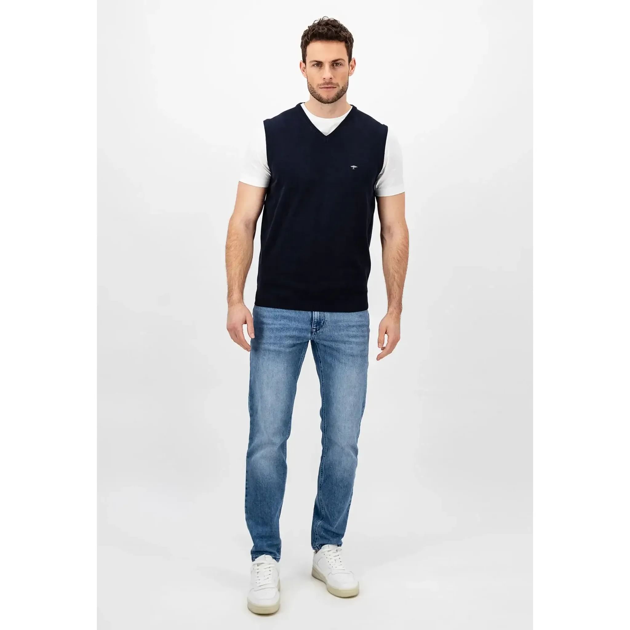 Fynch Hatton V-Neck Pullunder pro muže