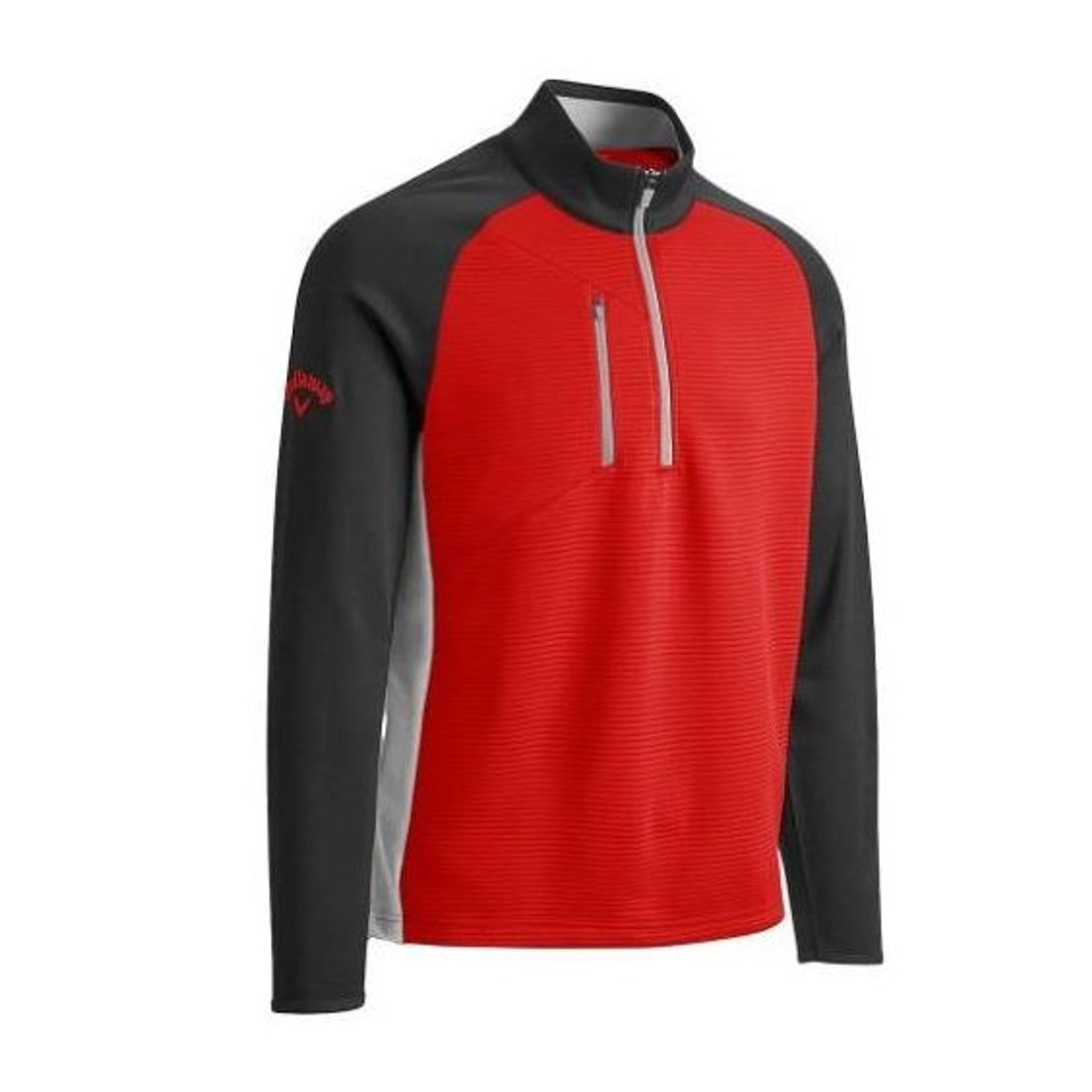 Callaway M 1/2 Zip Pullover Emea Midweight Červený Pánský