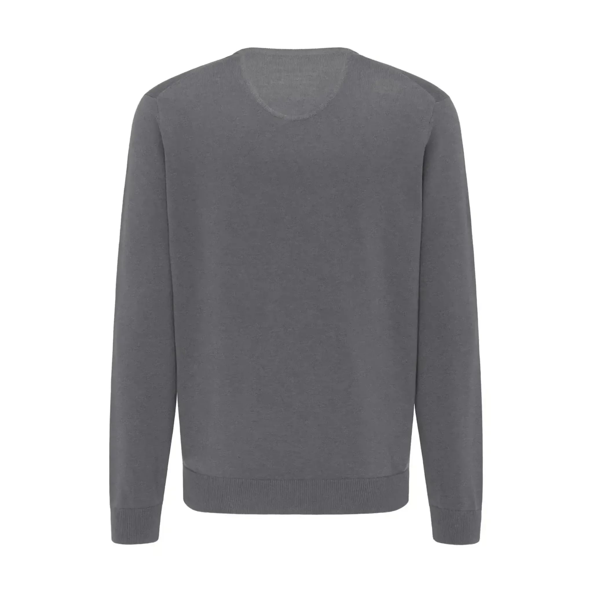 Fynch Hatton V-Neck Pullover HE / Steel / 3XL Pánský